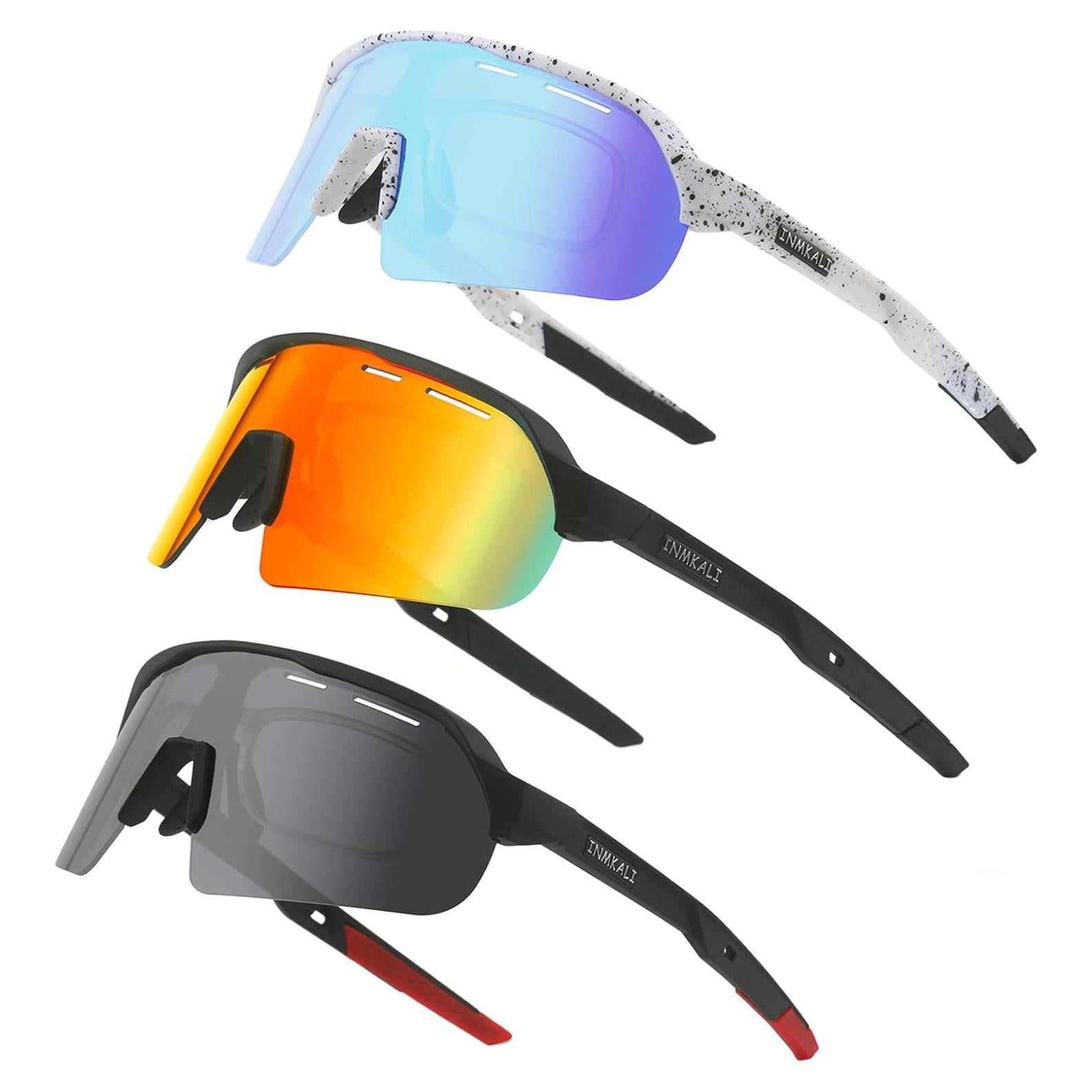 Gafas de Sol Deportivas INMKALI UV400 para Ciclismo y Más