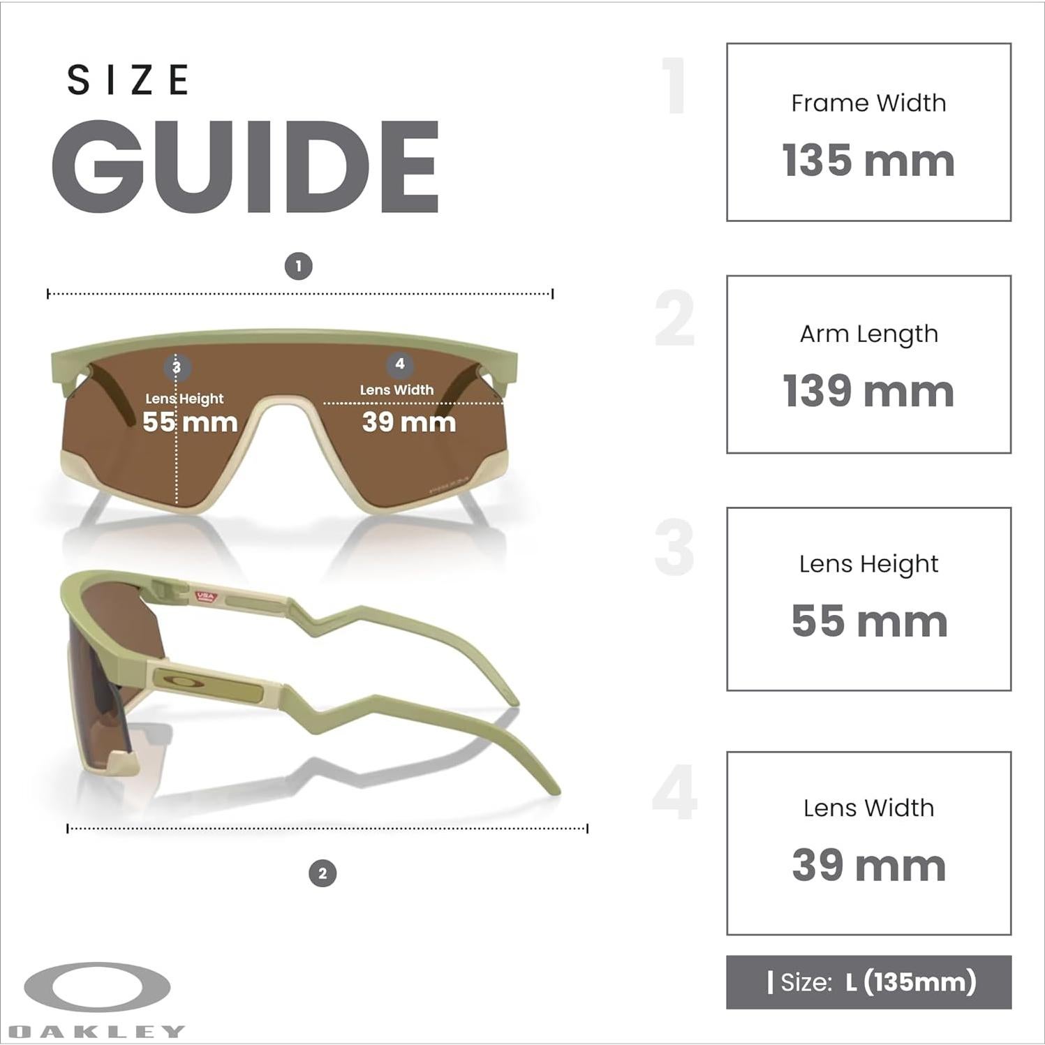 Gafas de sol Oakley BXTR OO9280 Unisex Verde Mate