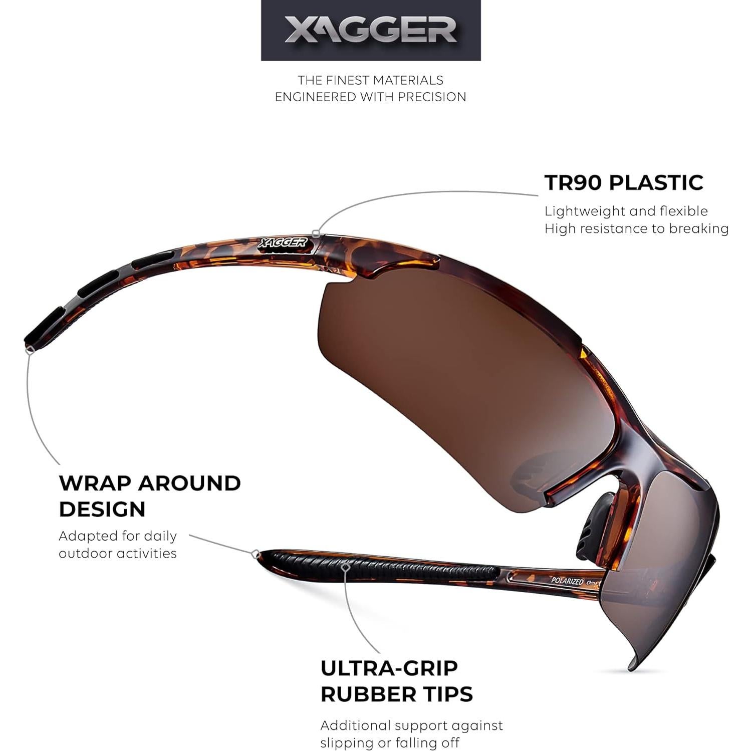 Gafas de sol polarizadas Xagger UV400 para deportes
