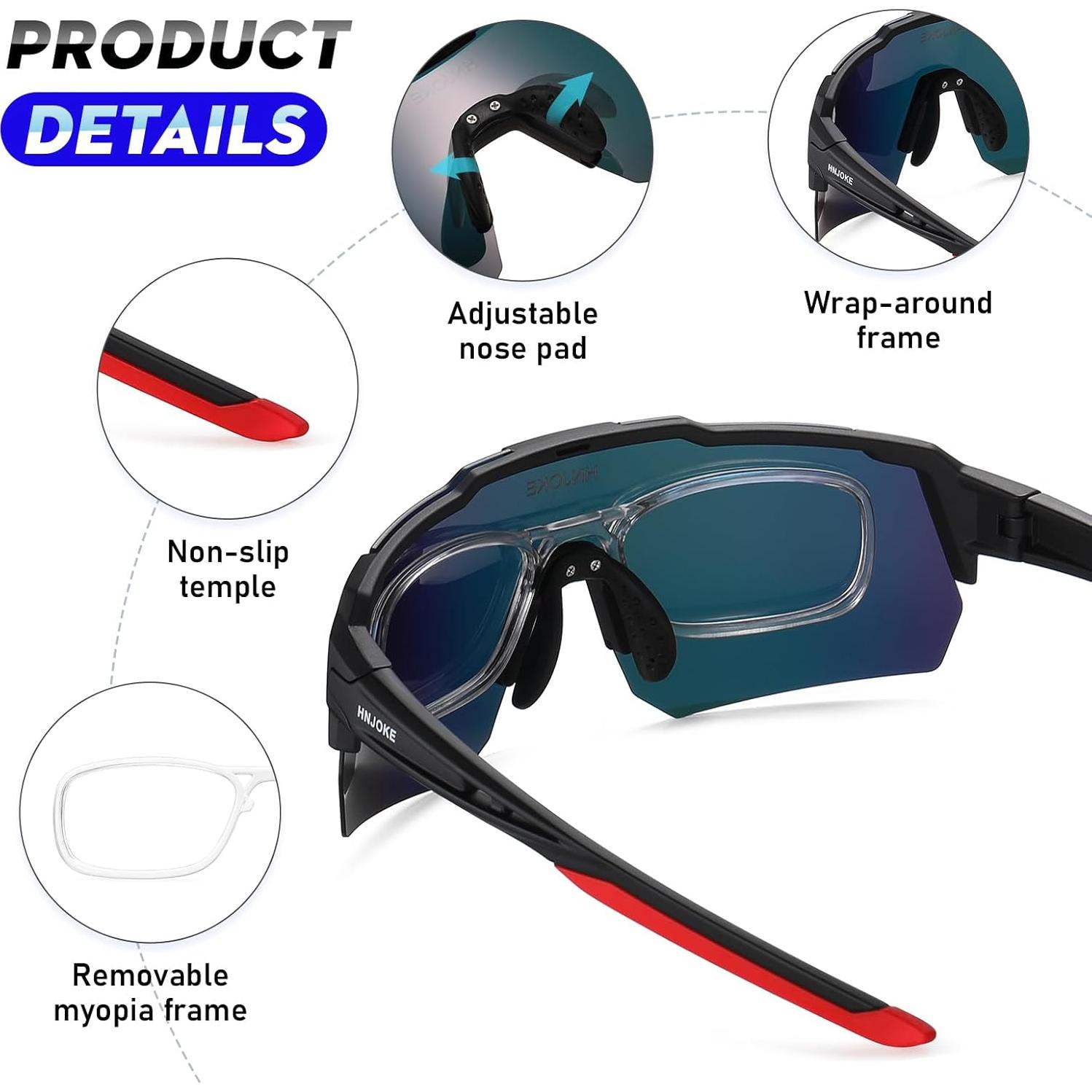 Gafas de Sol Deportivas Polarizadas UV400 para Ciclismo
