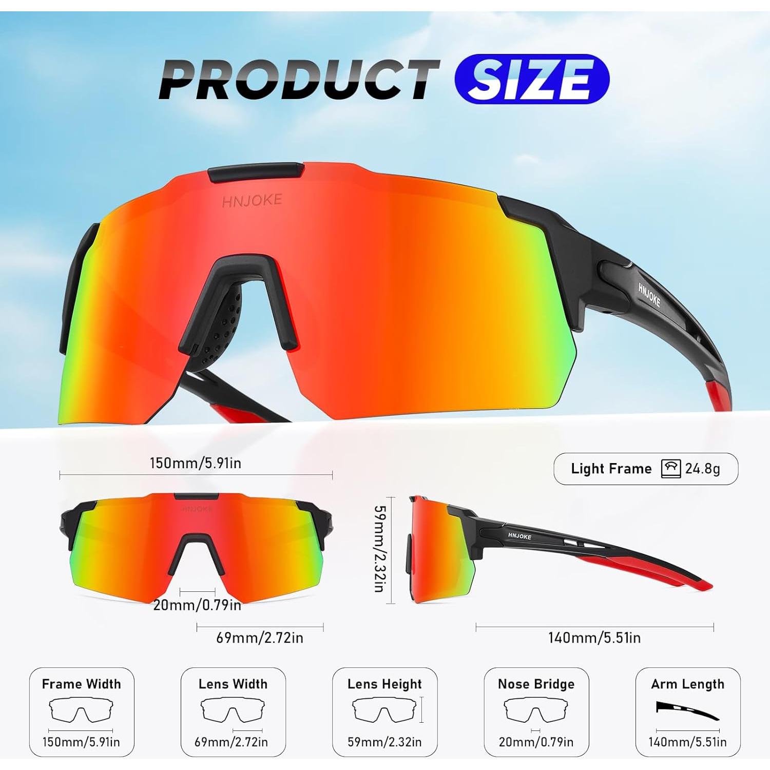 Gafas de Sol Deportivas Polarizadas UV400 para Ciclismo