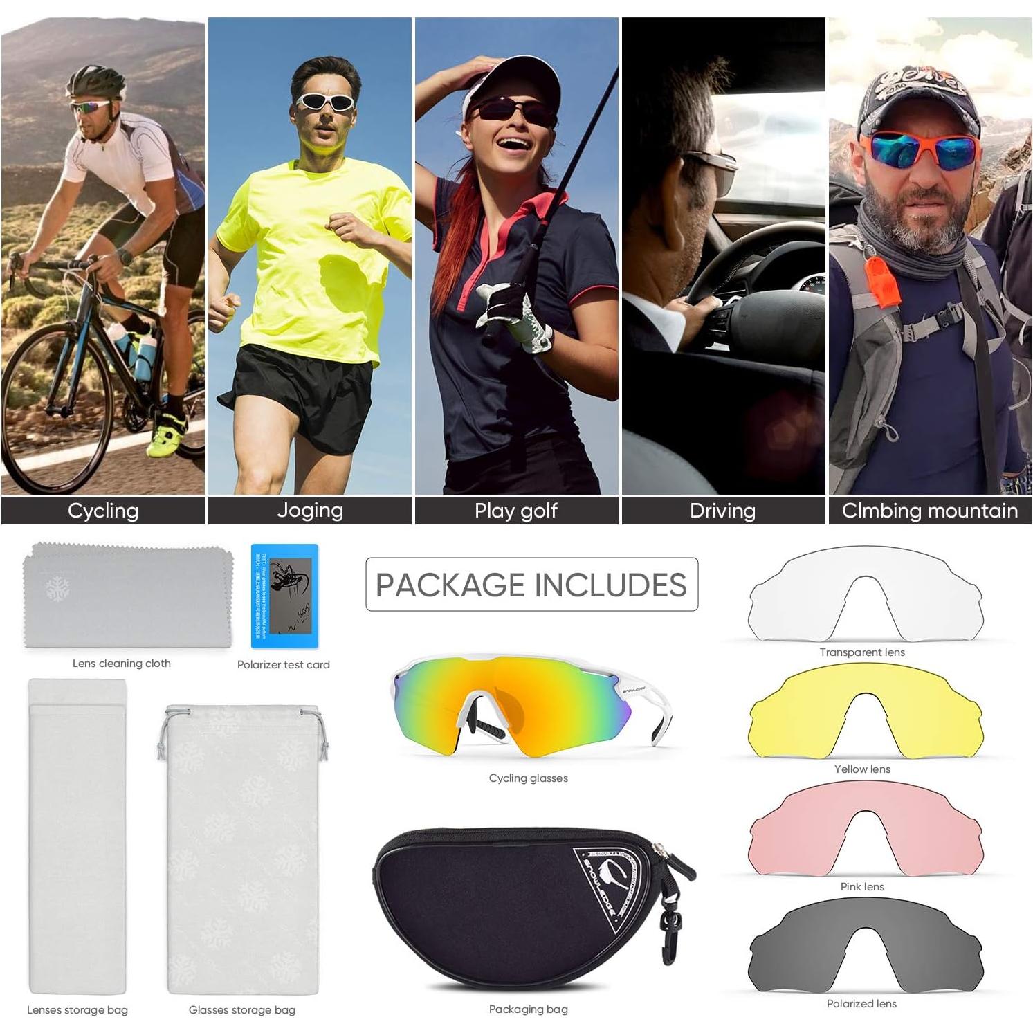 Gafas de Ciclismo Hubo Sports 502 Polarizadas Intercambiables