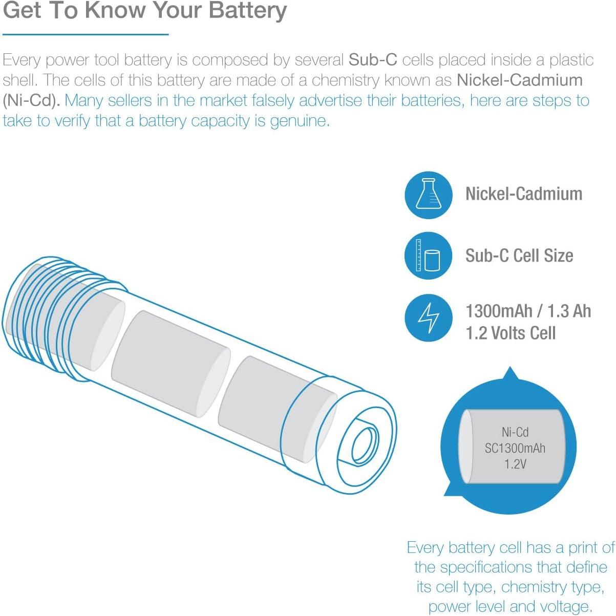 Batería NiCd 3.6V 1300mAh ExpertPower + Cargador Black & Decker