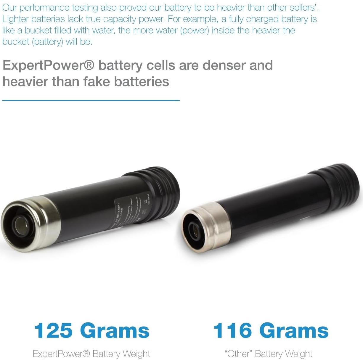 Batería NiCd 3.6V 1300mAh ExpertPower + Cargador Black & Decker