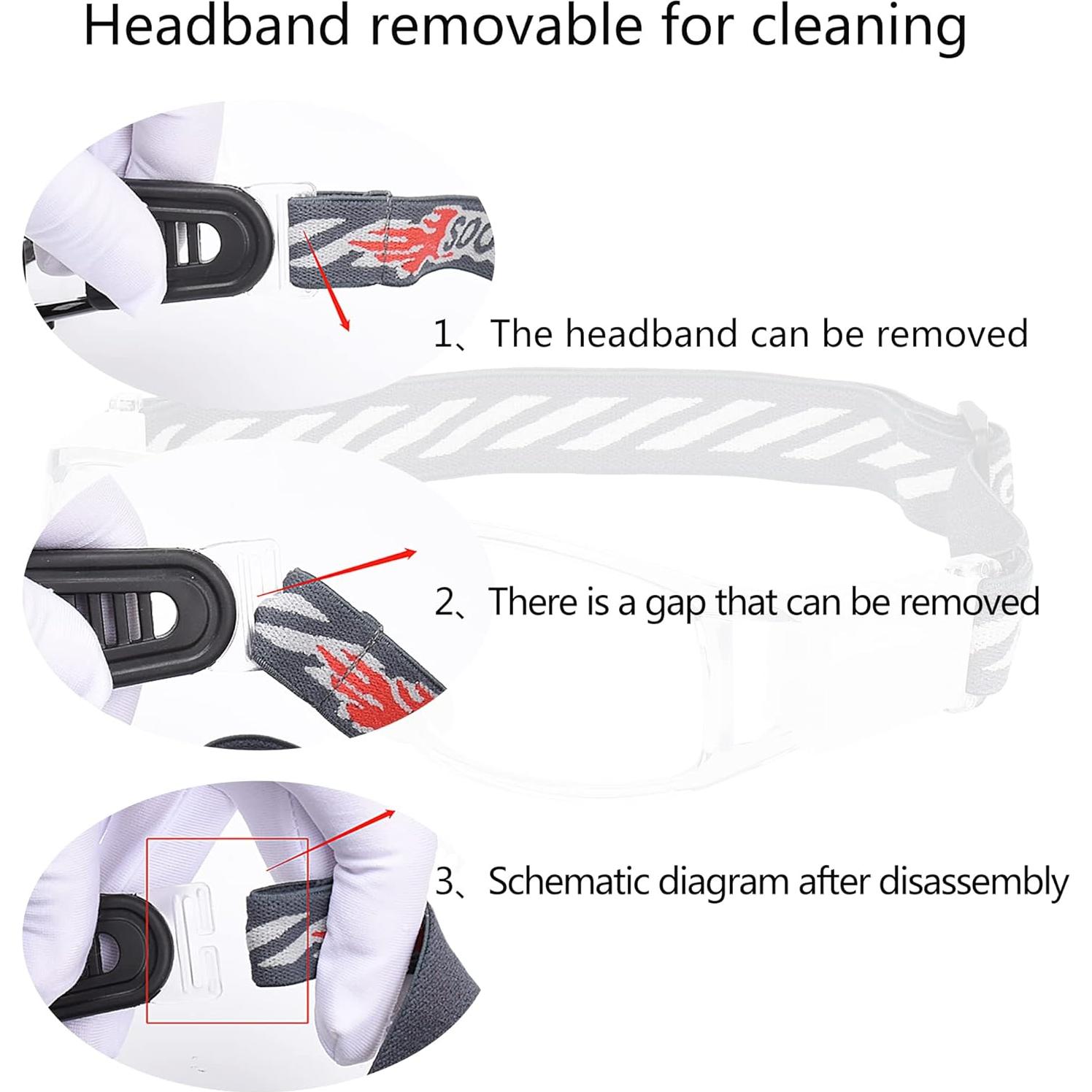 Gafas de Deporte SooGree con Lentes Removibles y Correa Ajustable