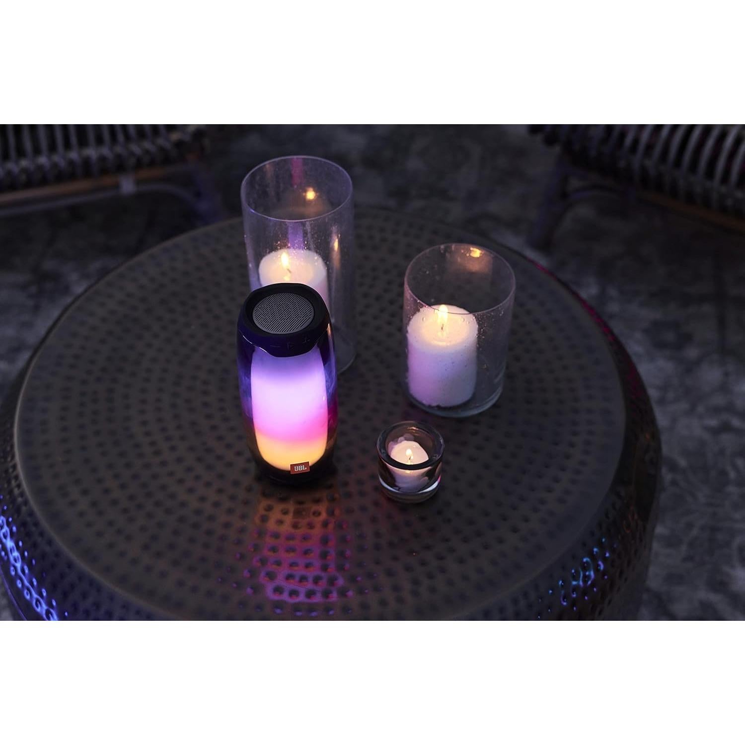 Altavoz Bluetooth JBL Pulse 4 Impermeable con Luces LED 360°