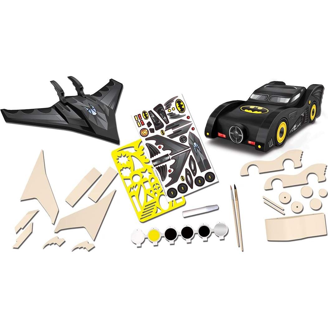 Kit de Pintura de Madera MasterPieces Batmobile y Batwing
