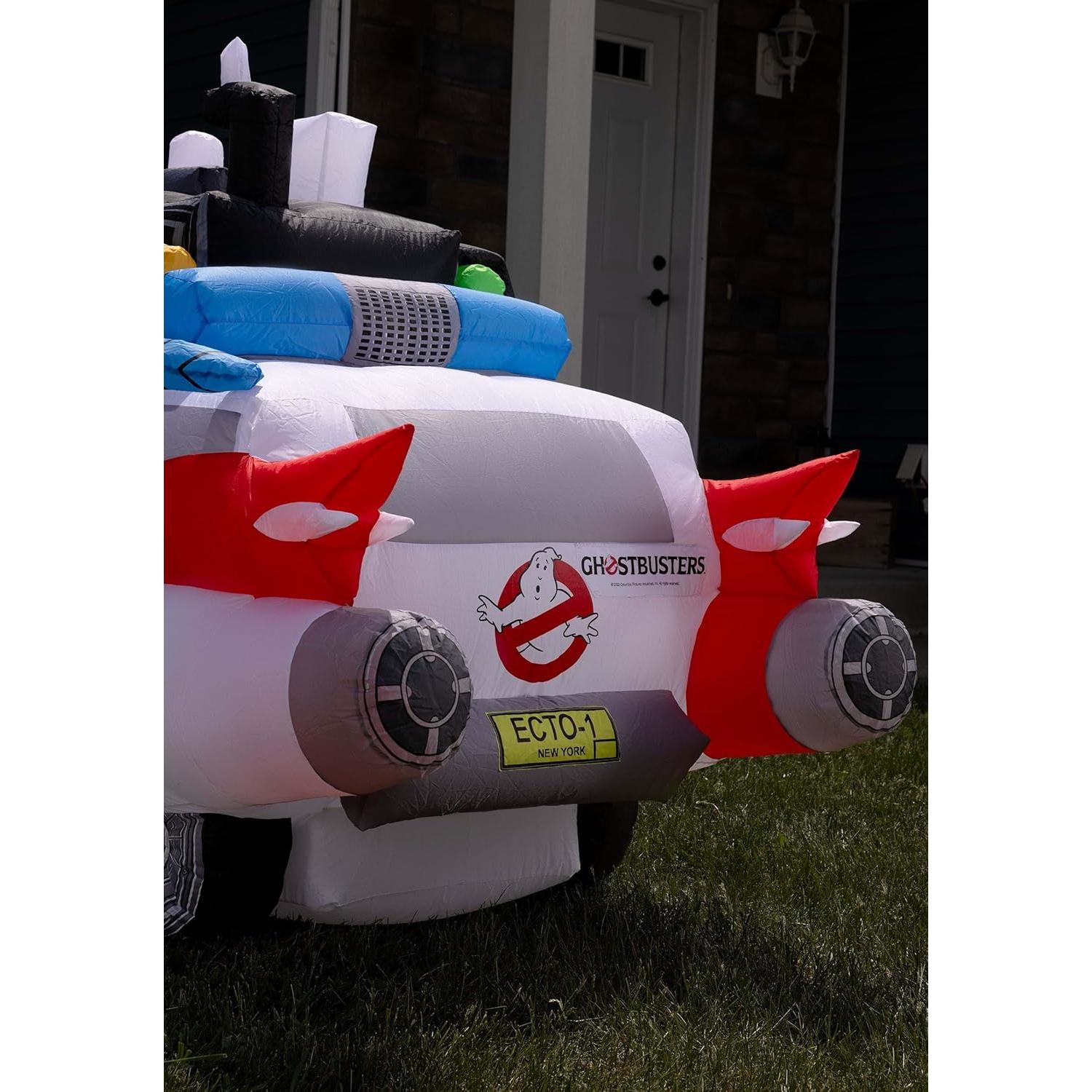 Decoración Inflable Ecto-1 Ghostbusters 2.74m Halloween