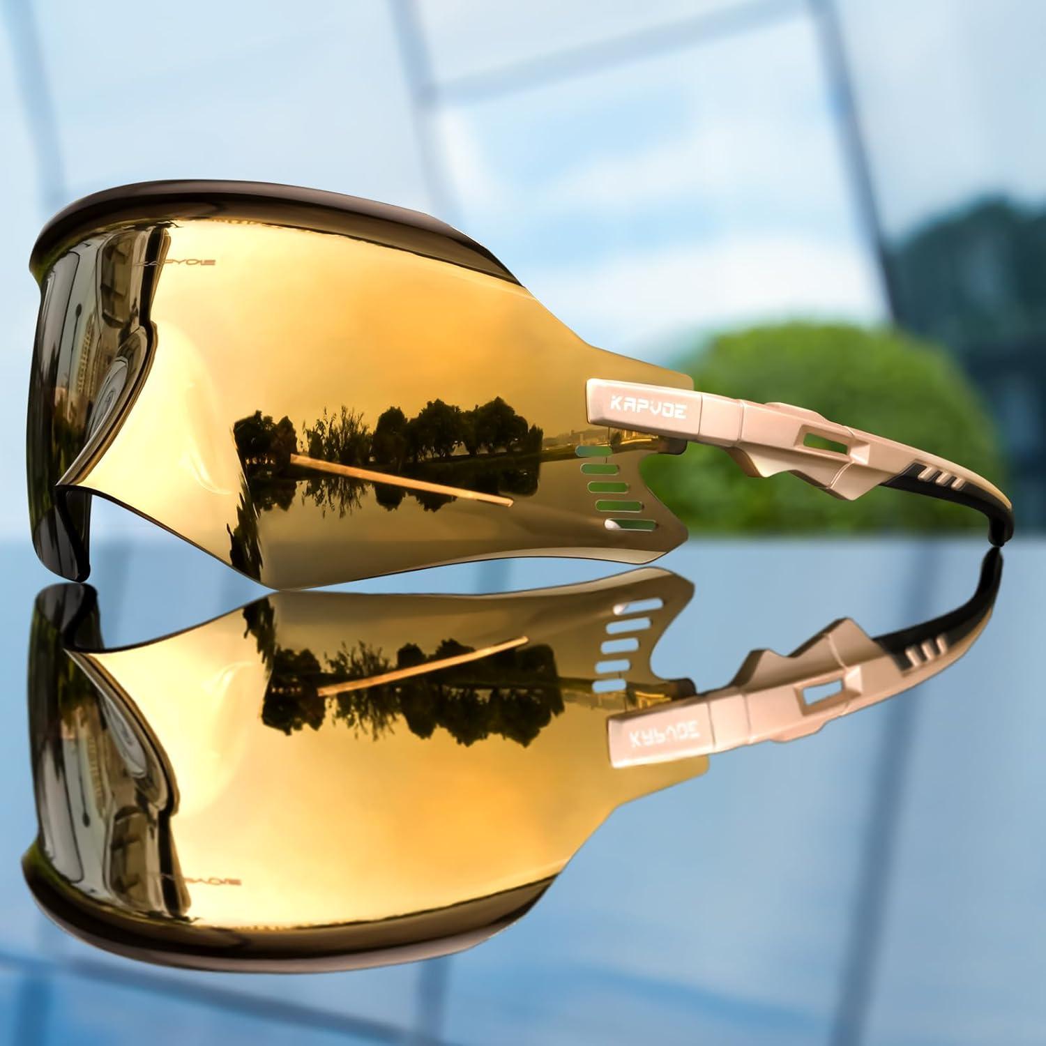 Gafas de Ciclismo KAPVOE K2 UV400 para MTB y Triatlón