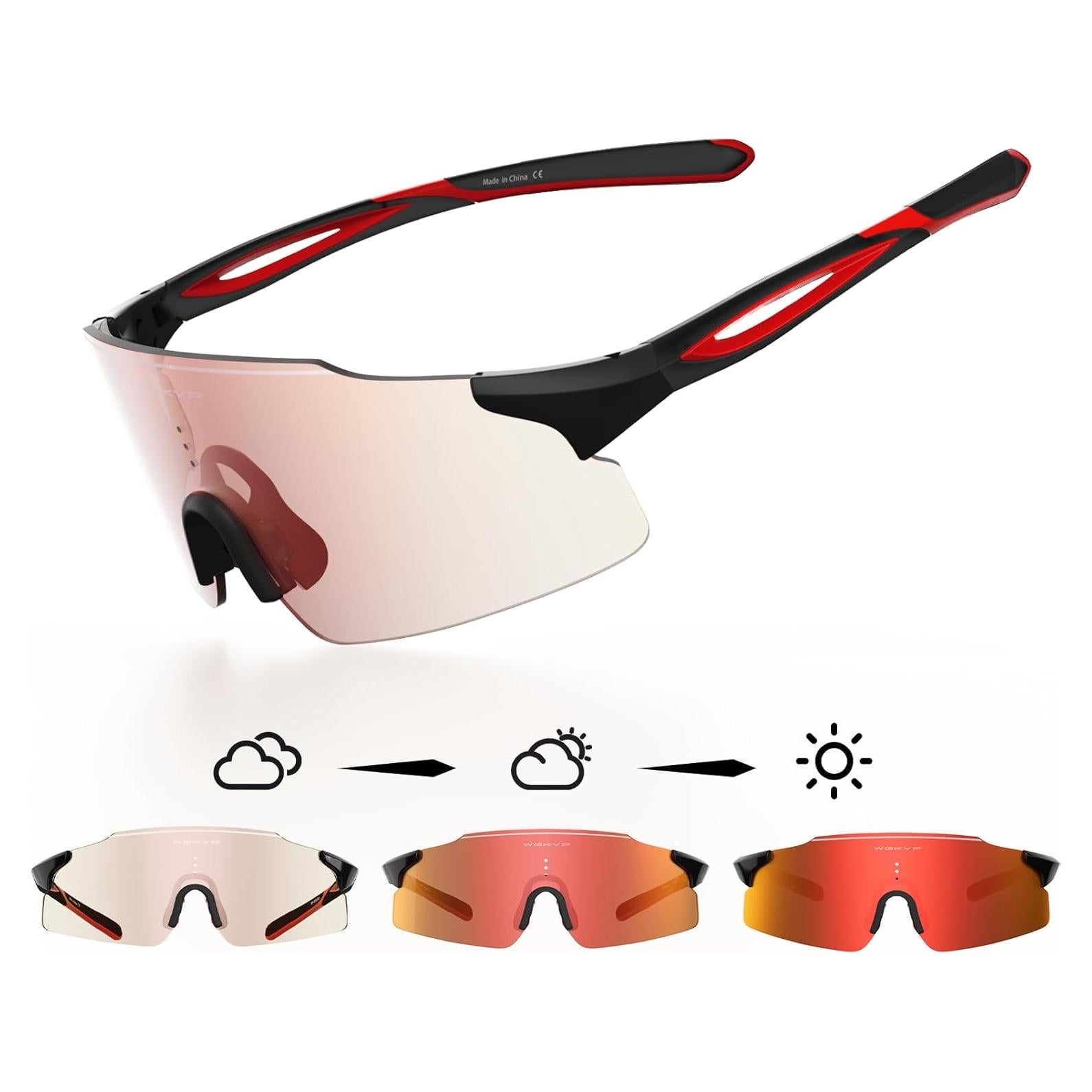 Gafas de Correr WGKVP Yd-010 Fotoquímicas UV400 Antivaho