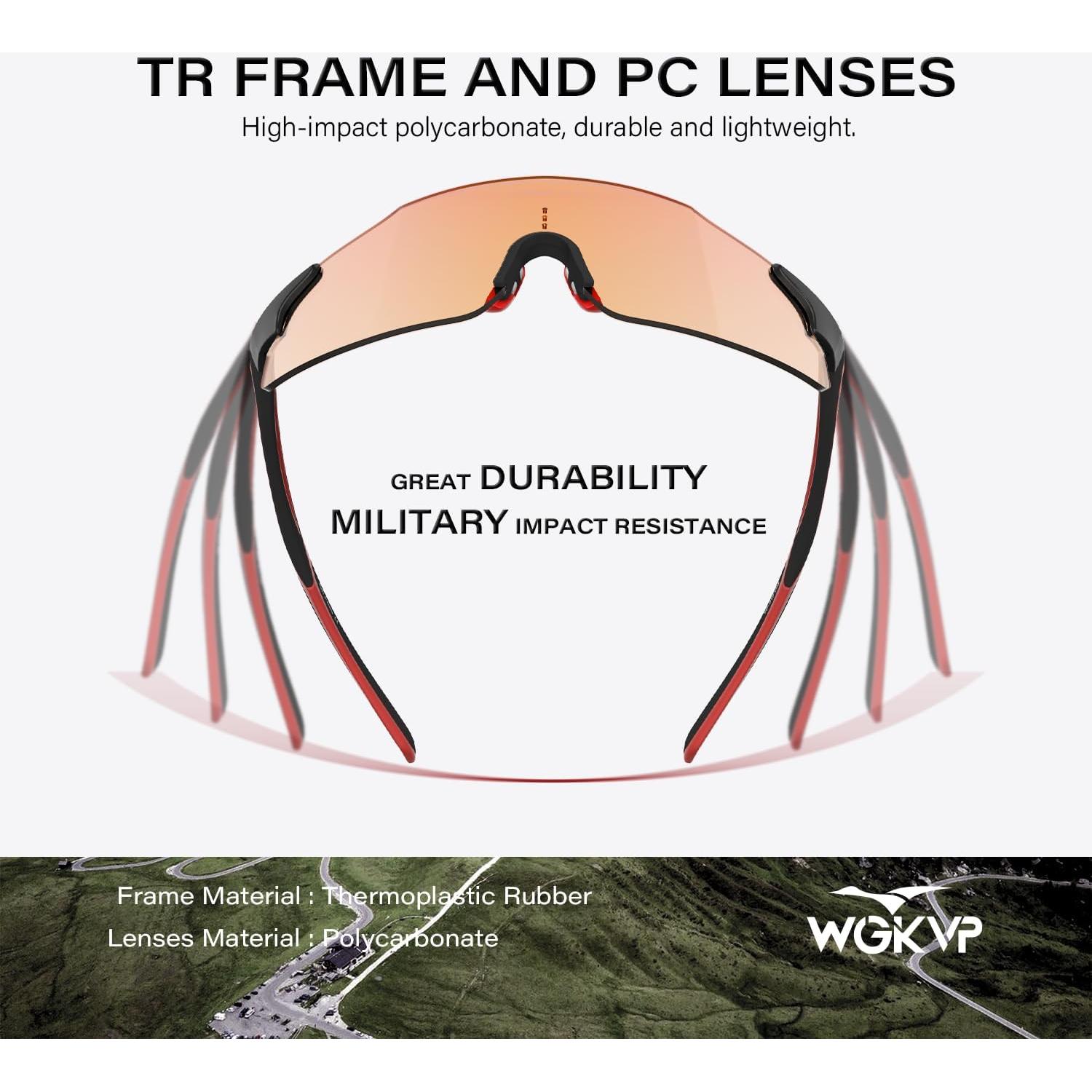 Gafas de Correr WGKVP Yd-010 Fotoquímicas UV400 Antivaho