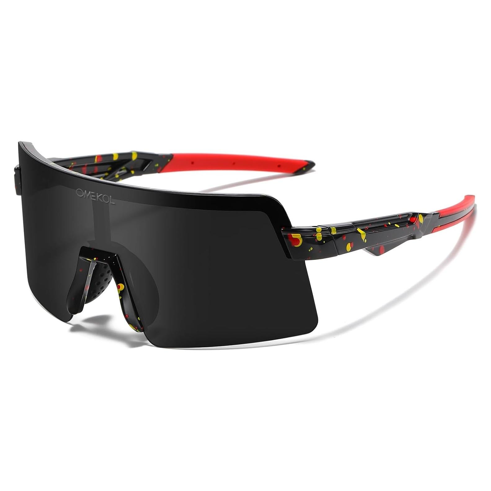 Gafas de Sol Polarizadas OMEKOL Adultos UV400 Ciclismo