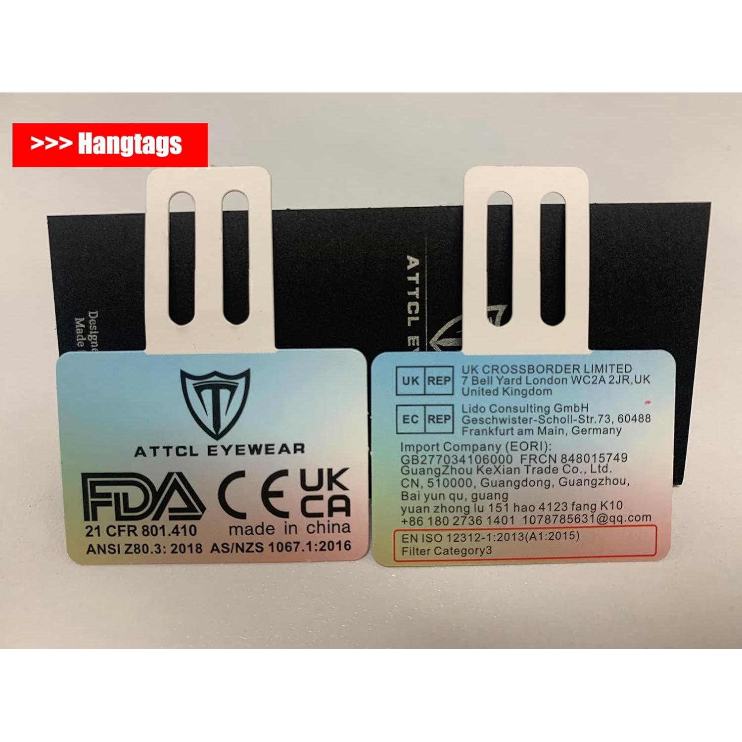 Gafas de sol polarizadas ATTCL para hombres UV 100% protección