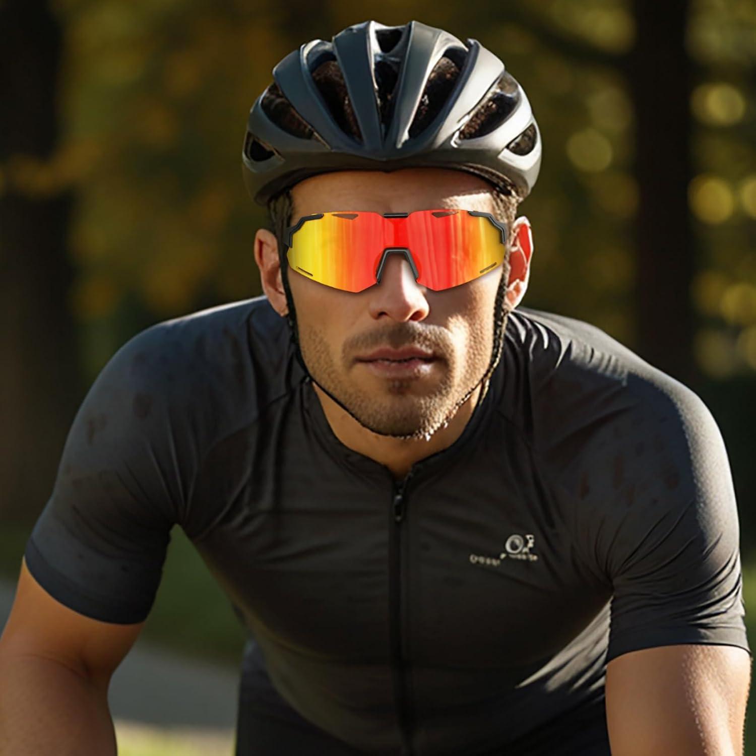 Gafas de sol deportivas AJBAY polarizadas UV400 ligeras