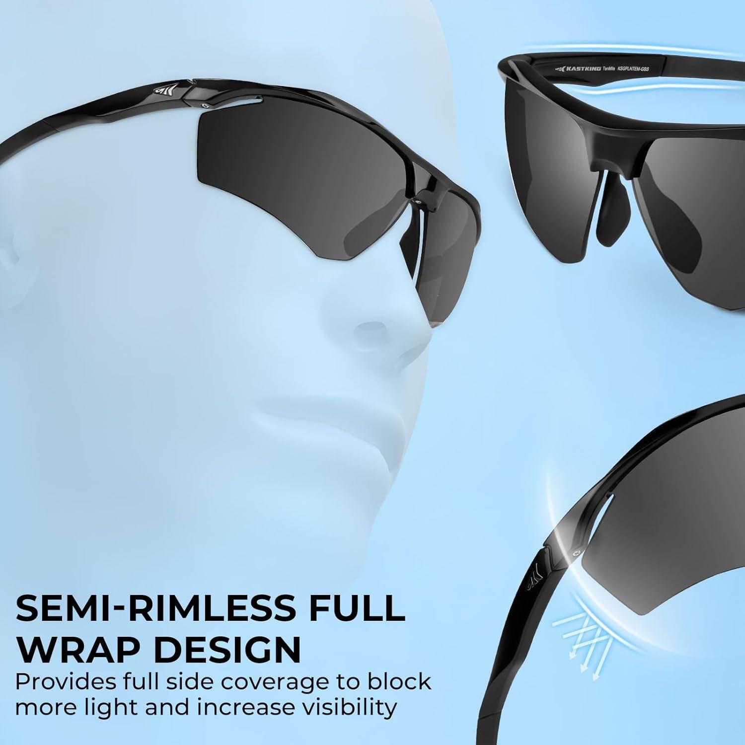 Gafas de sol polarizadas KastKing Tenmile UV para deportes