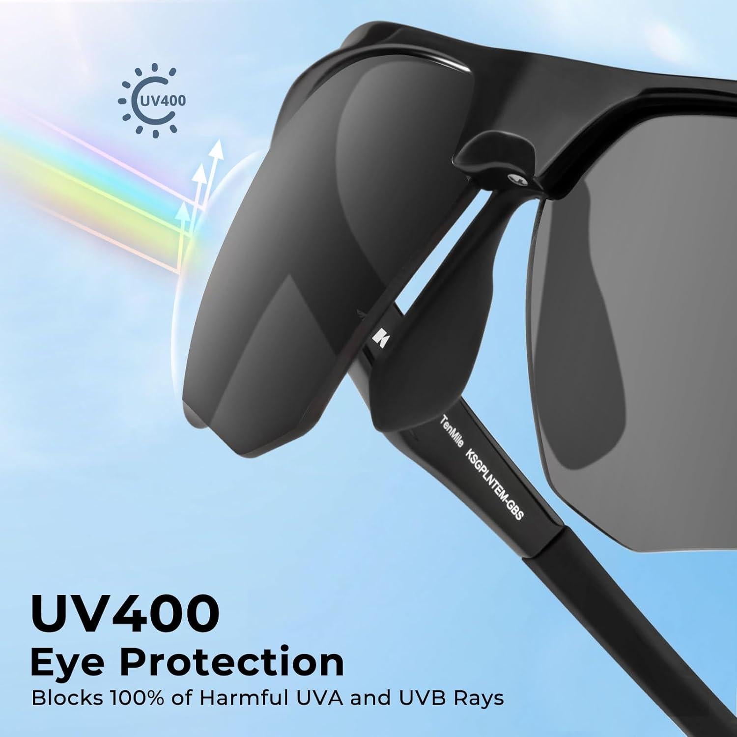 Gafas de sol polarizadas KastKing Tenmile UV para deportes