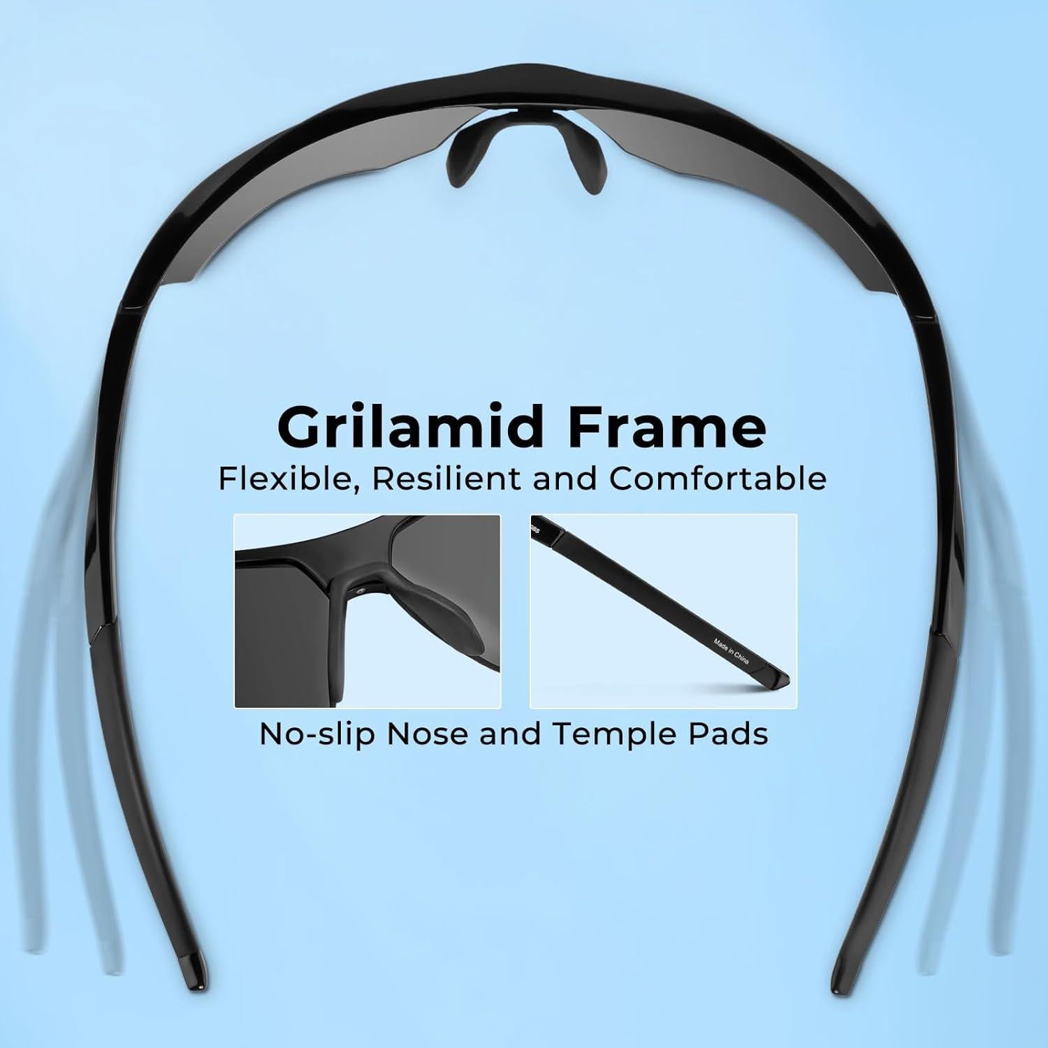 Gafas de sol polarizadas KastKing Tenmile UV para deportes