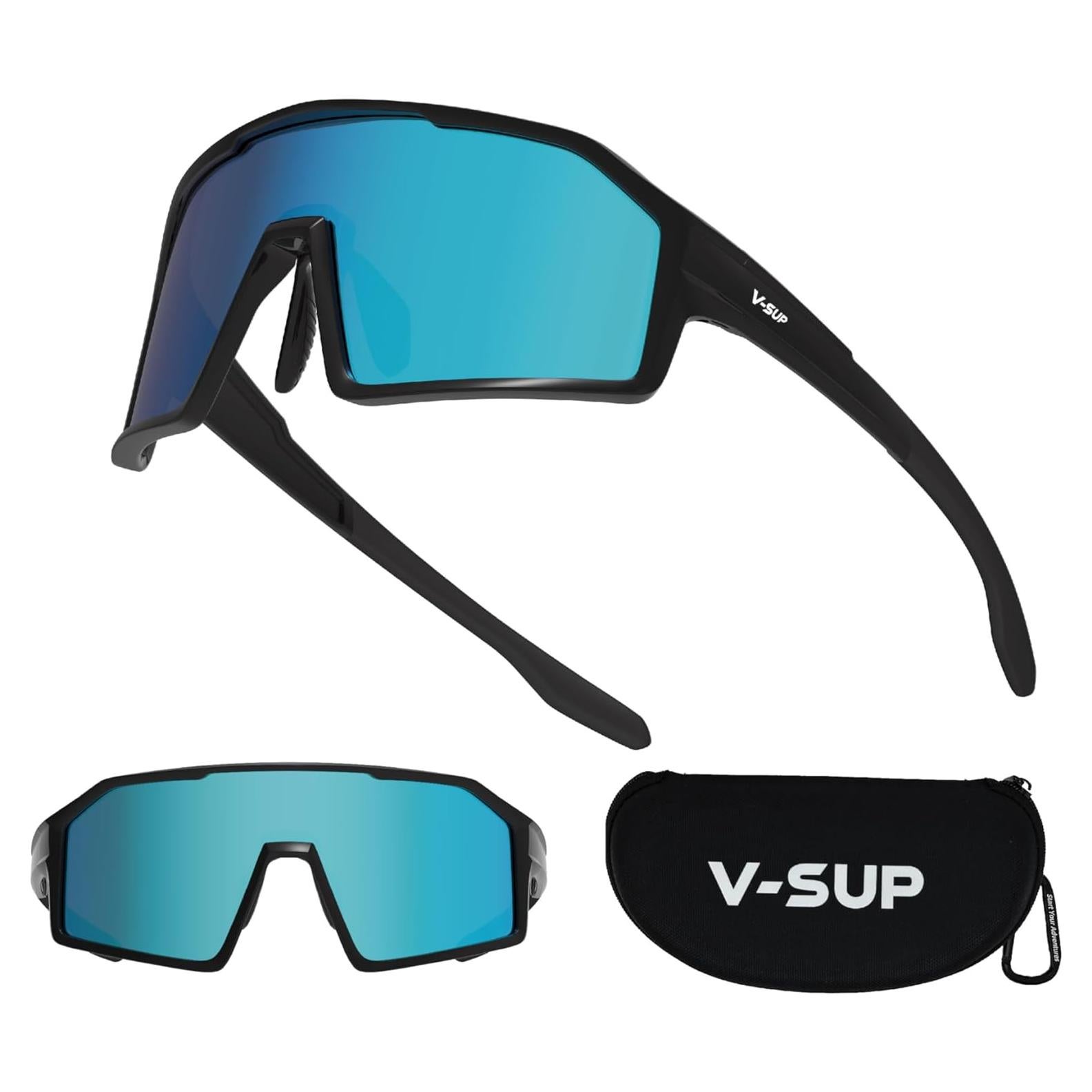 Gafas de sol V-SUP deportivas UV400 para ciclismo y correr