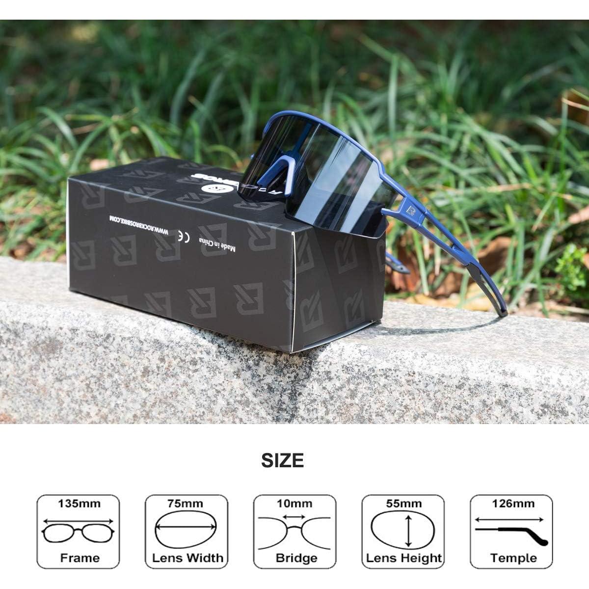 Gafas de sol fotocromáticas ROCKBROS UV400 para ciclismo