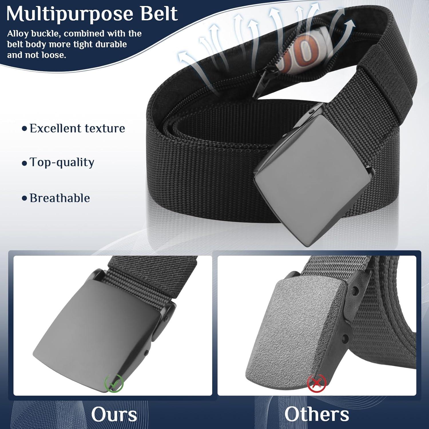 Cinturón de Dinero TIECHI con Compartimento Secreto 120cm