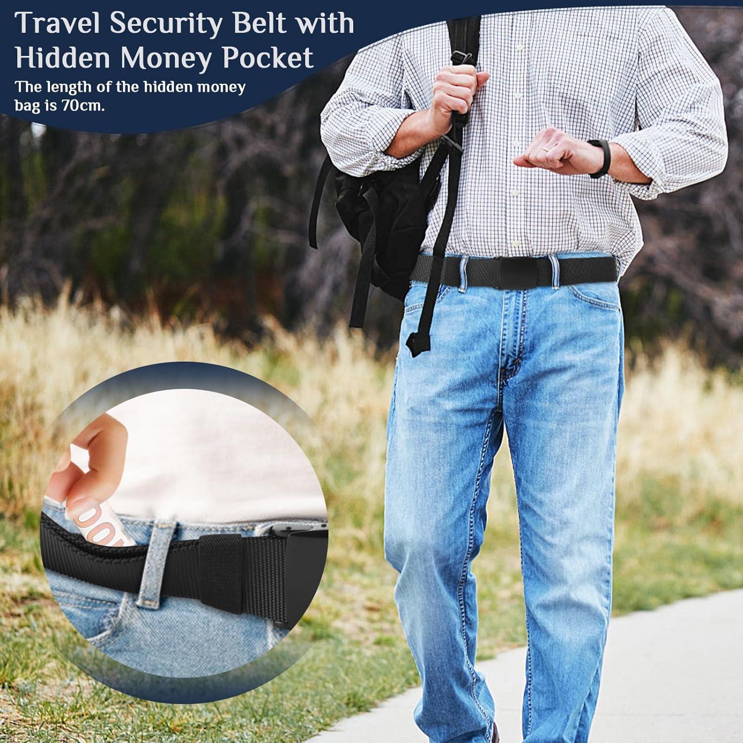 Cinturón de Dinero TIECHI con Compartimento Secreto 120cm