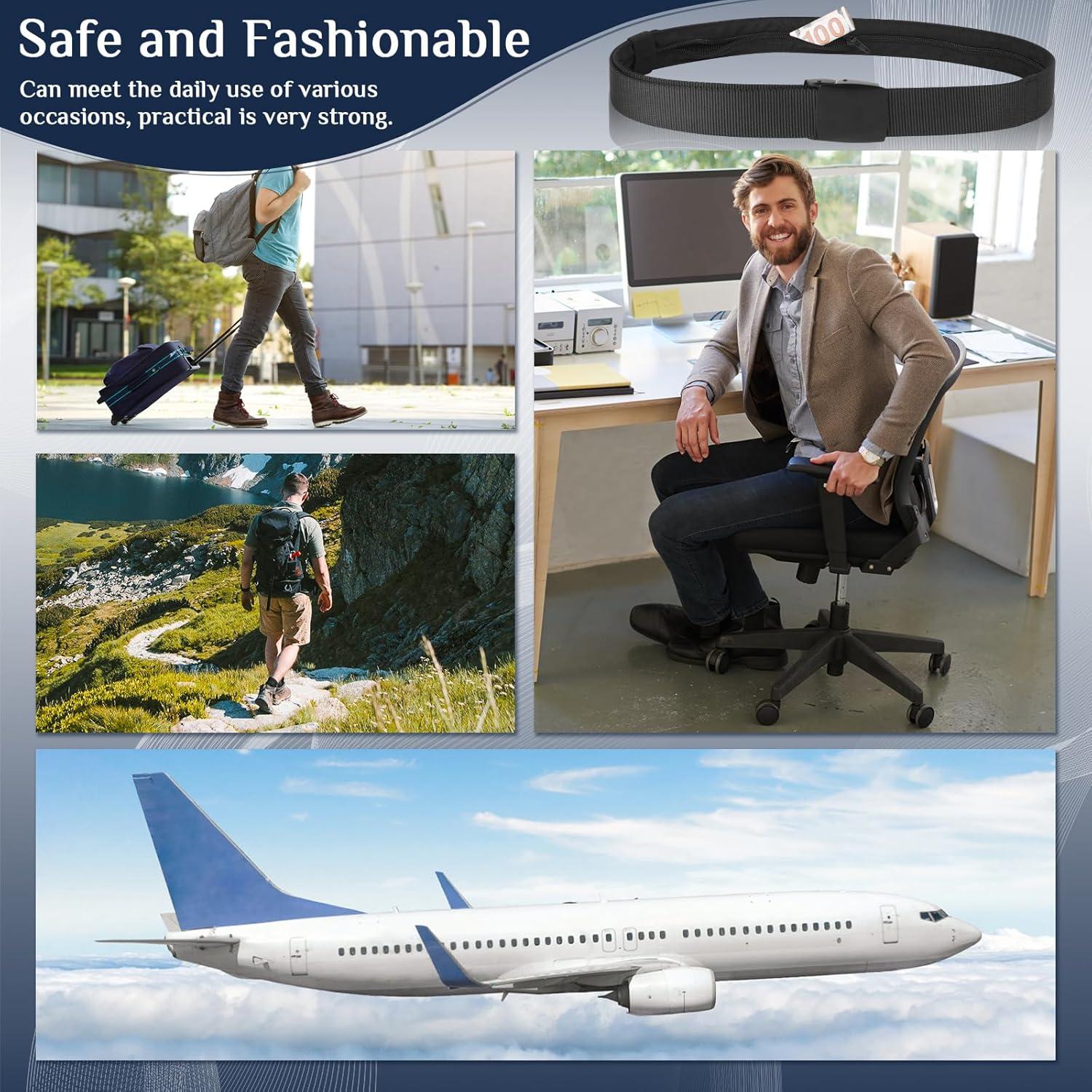 Cinturón de Dinero TIECHI con Compartimento Secreto 120cm