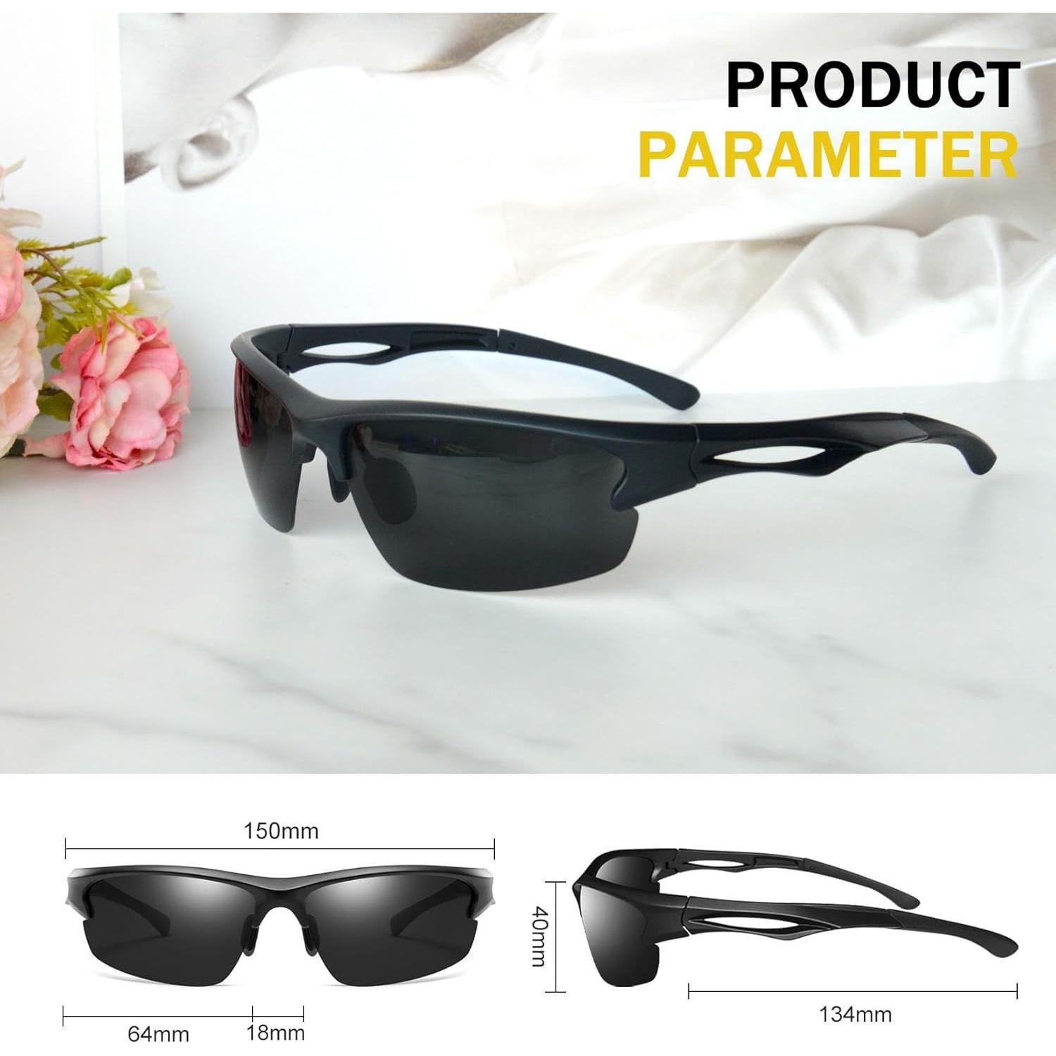 Gafas de sol deportivas Joopin UV400 polarizadas unisex