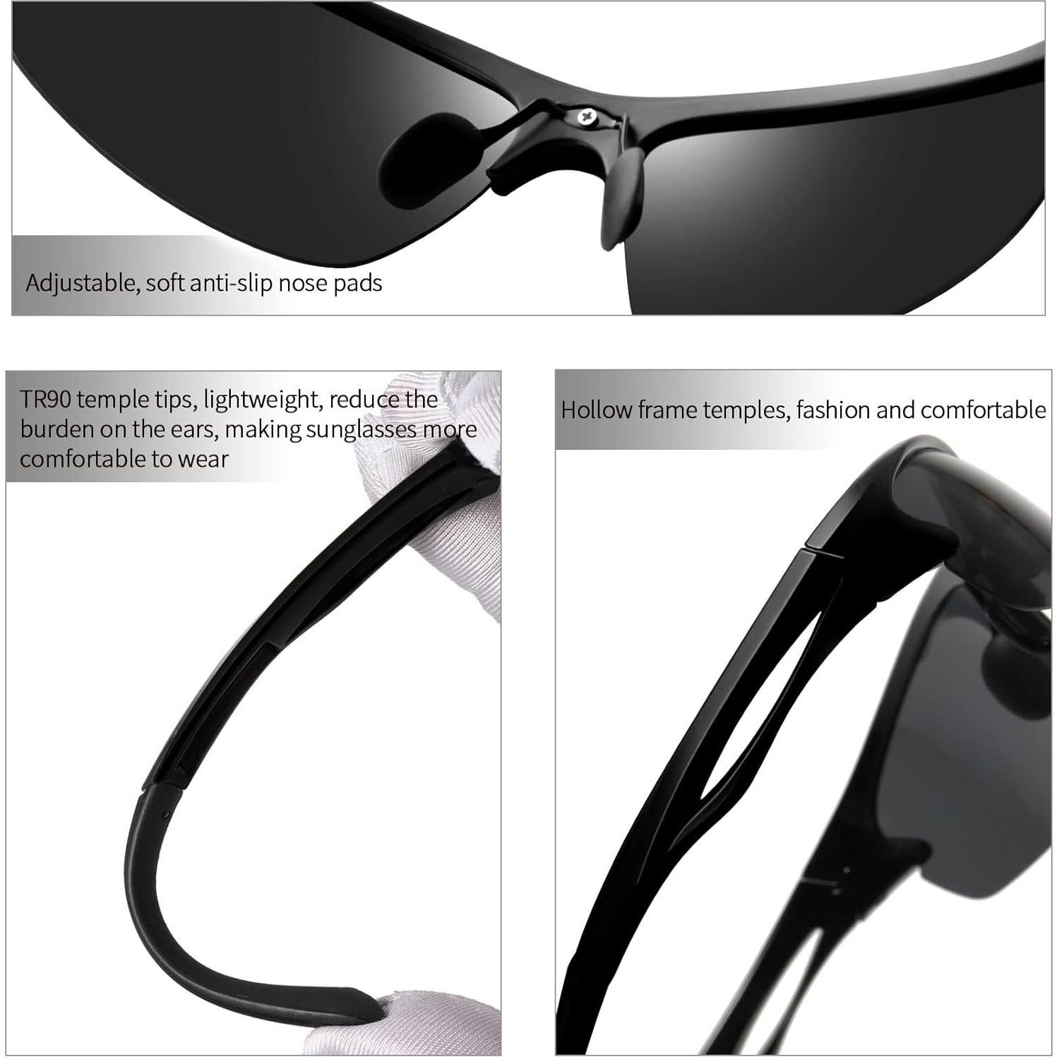 Gafas de sol deportivas Joopin UV400 polarizadas unisex