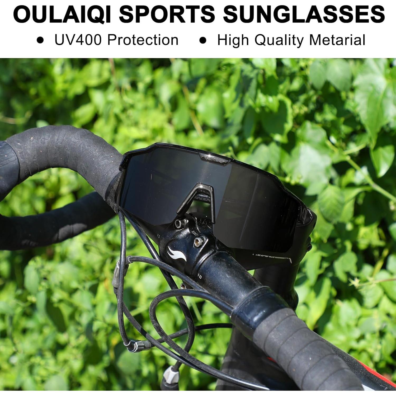 Gafas de sol polarizadas OULAIQI UV400 para deportes al aire libre