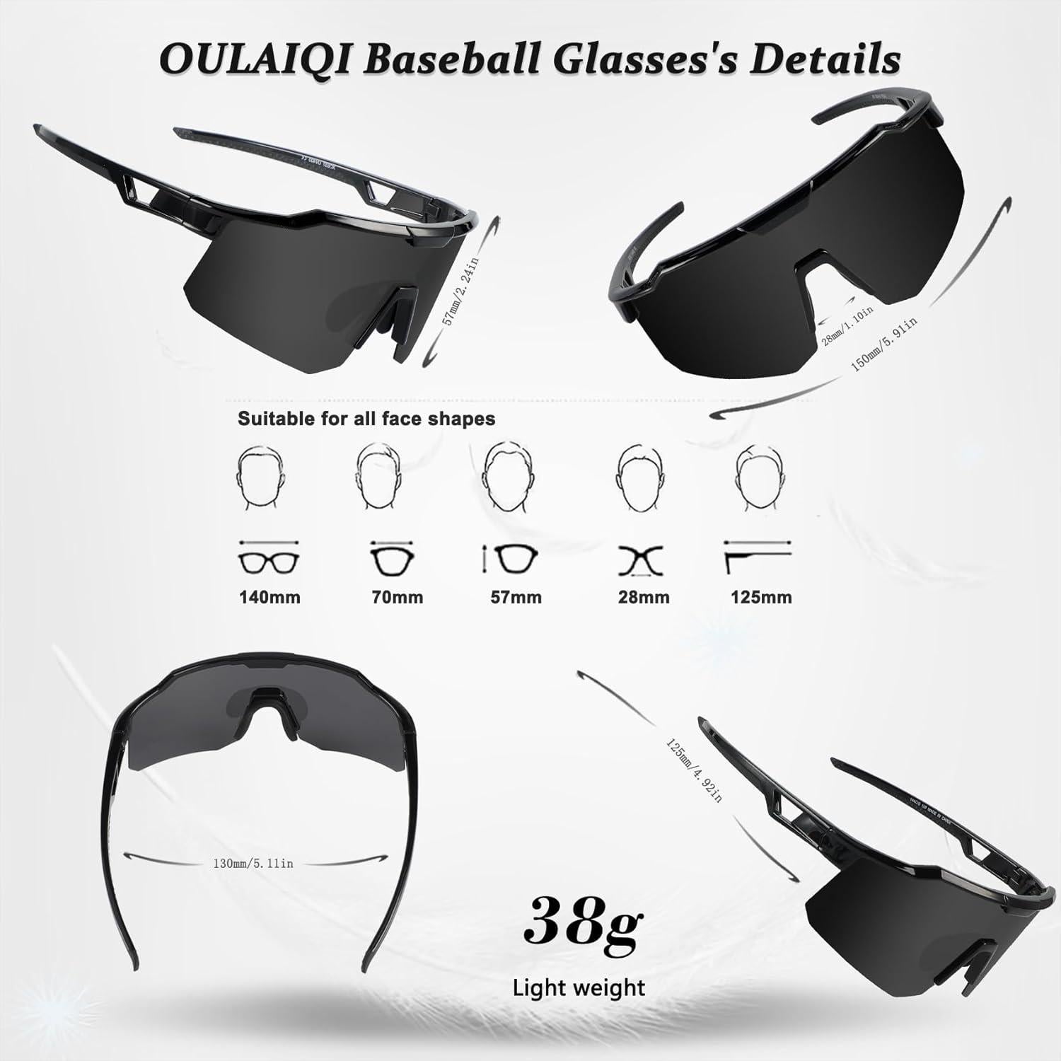 Gafas de sol polarizadas OULAIQI UV400 para deportes al aire libre