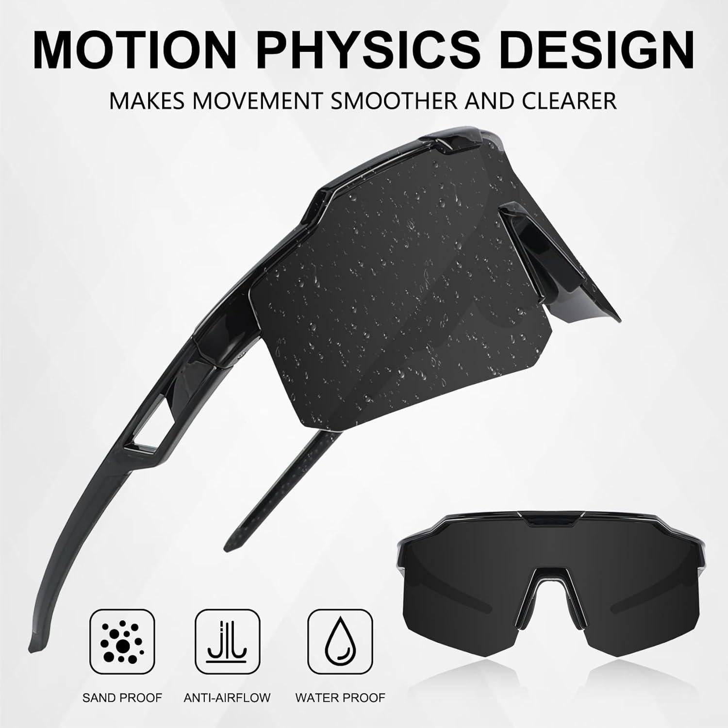 Gafas de sol polarizadas OULAIQI UV400 para deportes al aire libre