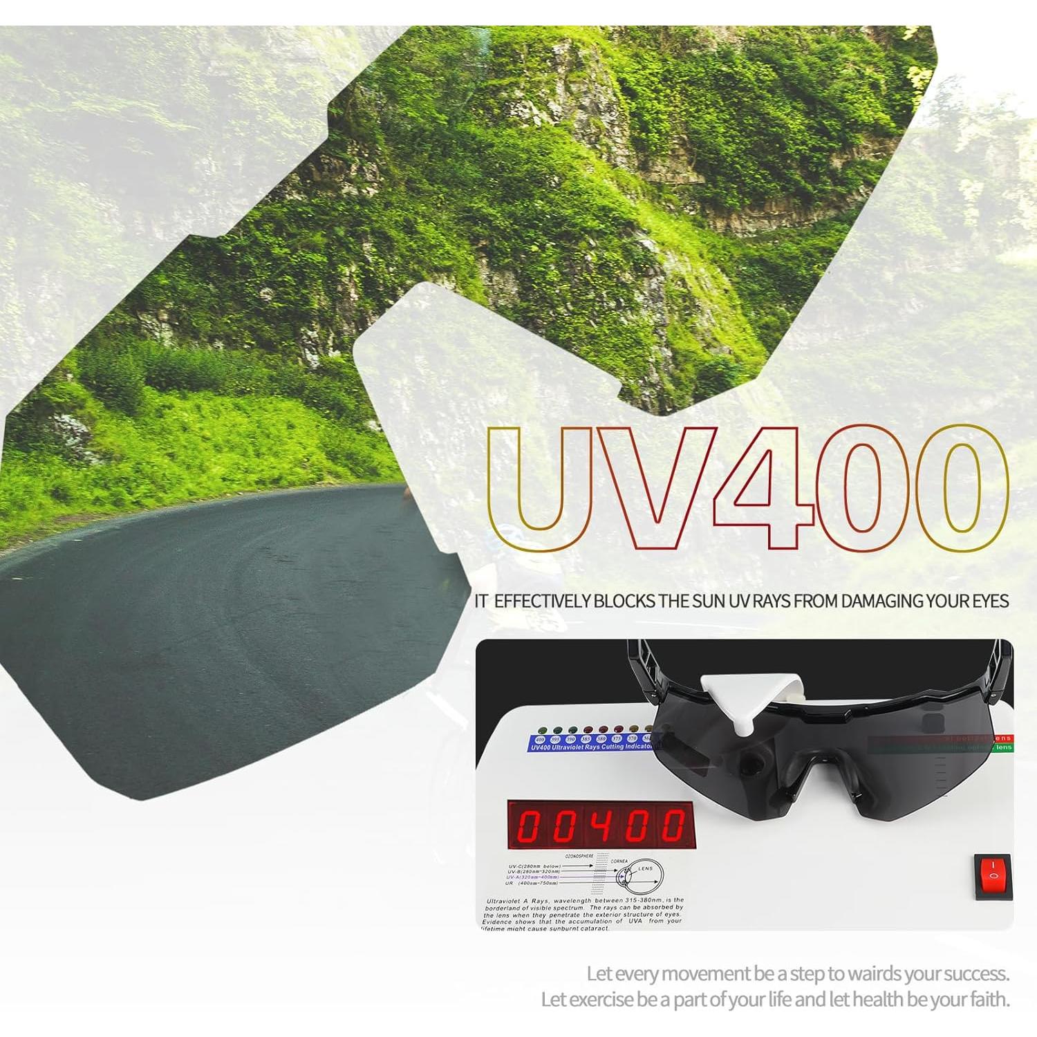 Gafas de sol polarizadas OULAIQI UV400 para deportes al aire libre