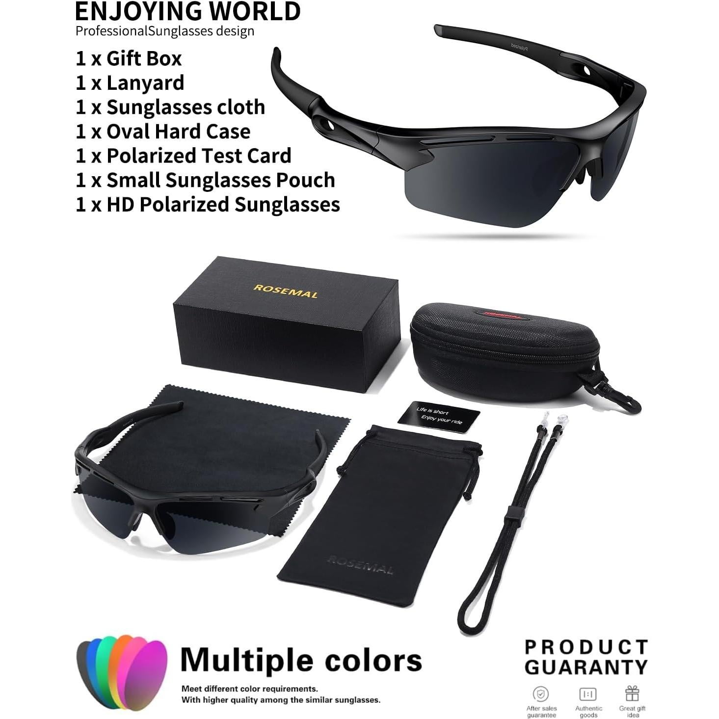 Gafas de sol deportivas Rosemal modelo 7253 UV400 TR90