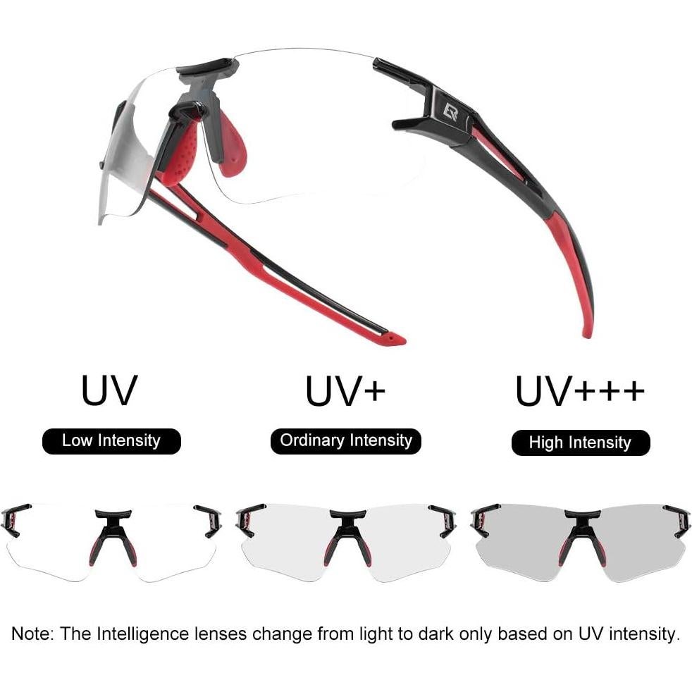 Gafas de sol ROCKBROS fotoquímicas UV400 para ciclismo