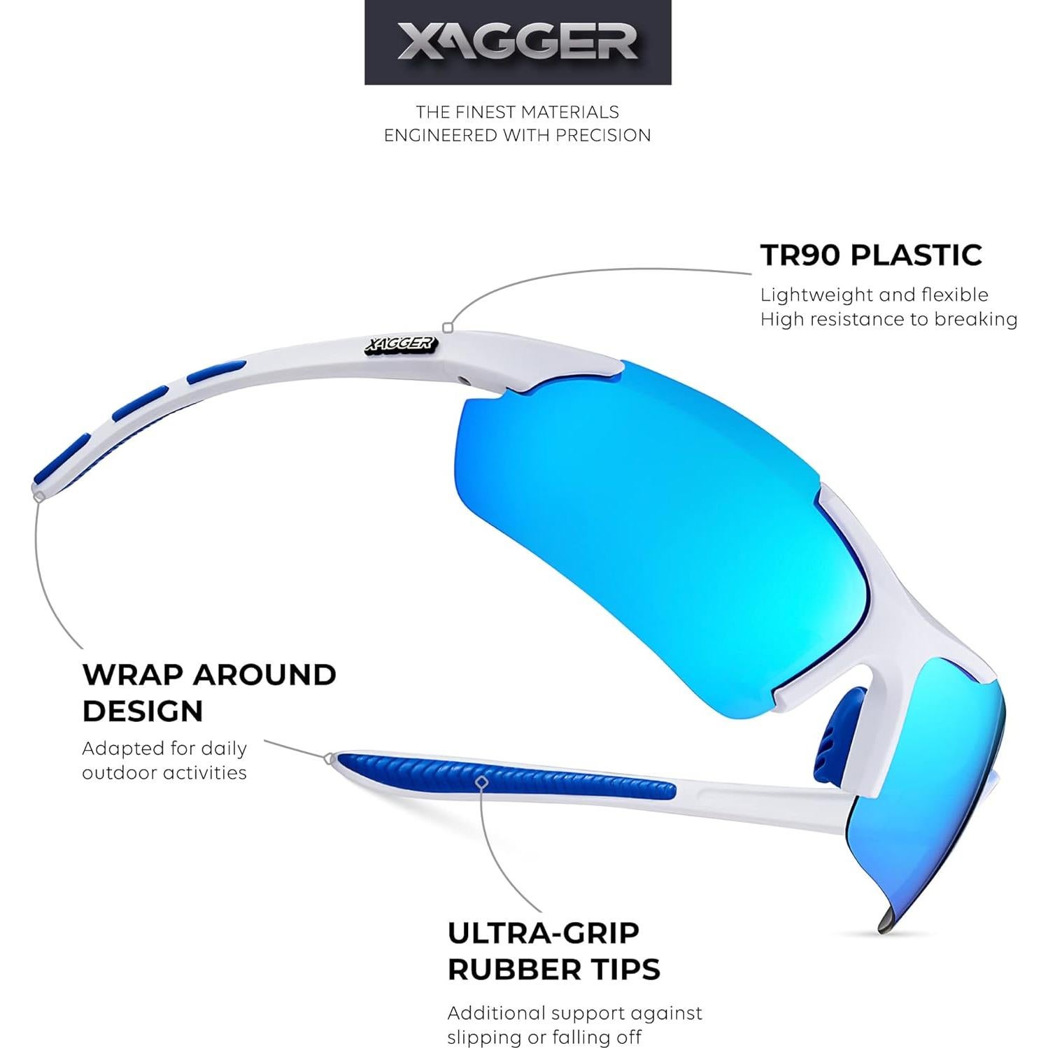 Gafas de sol polarizadas Xagger UV400 para deportes