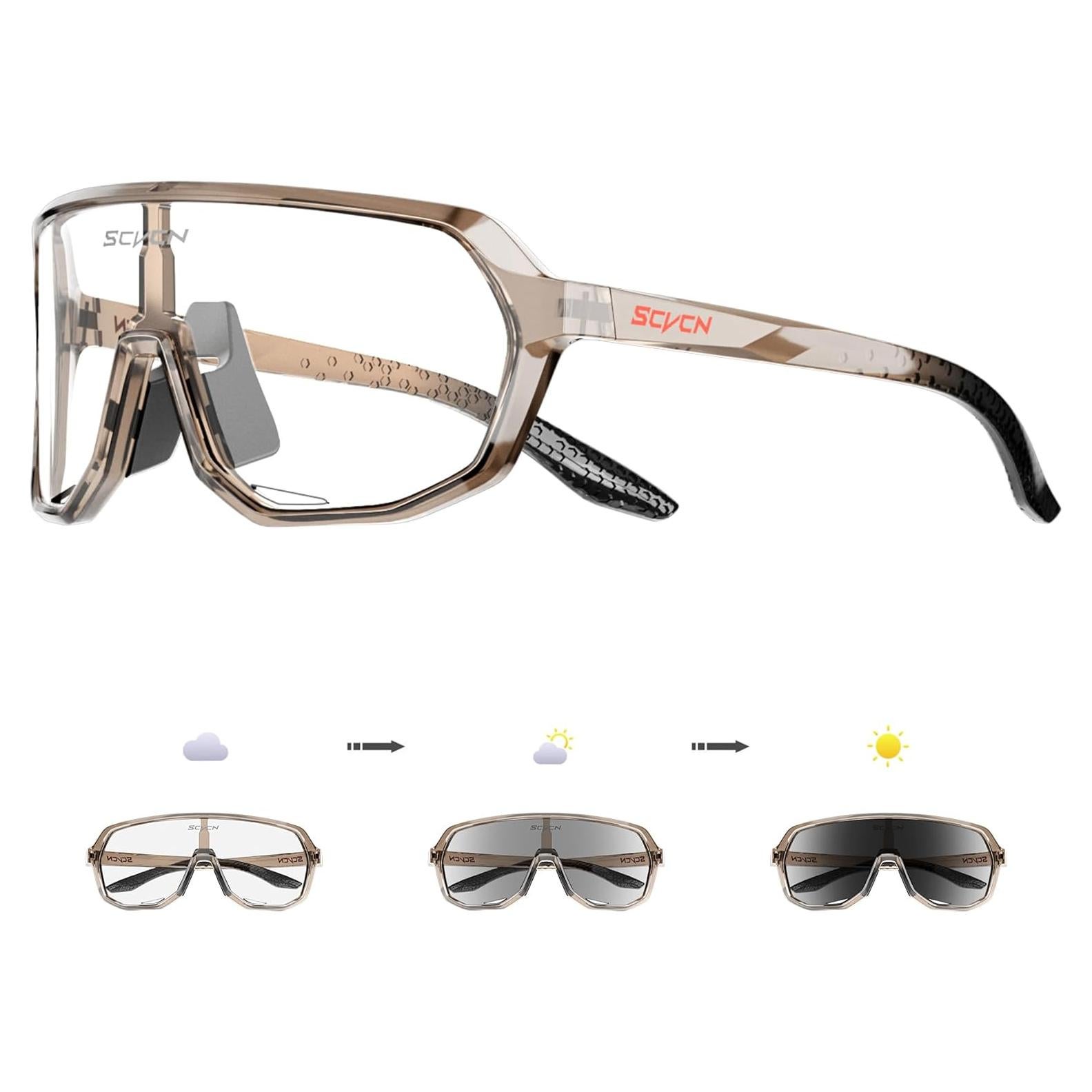 Gafas de Ciclismo SCVCN Fotoquímicas UV400 Antideslizantes