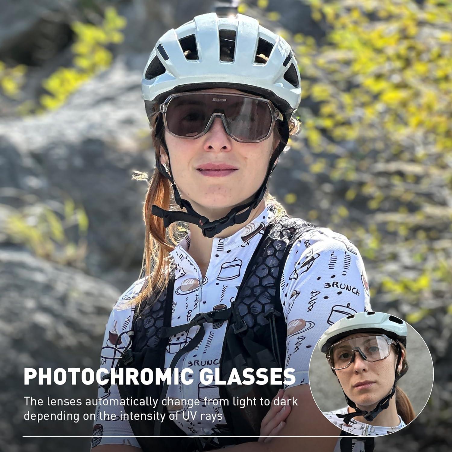 Gafas de Ciclismo SCVCN Fotoquímicas UV400 Antideslizantes