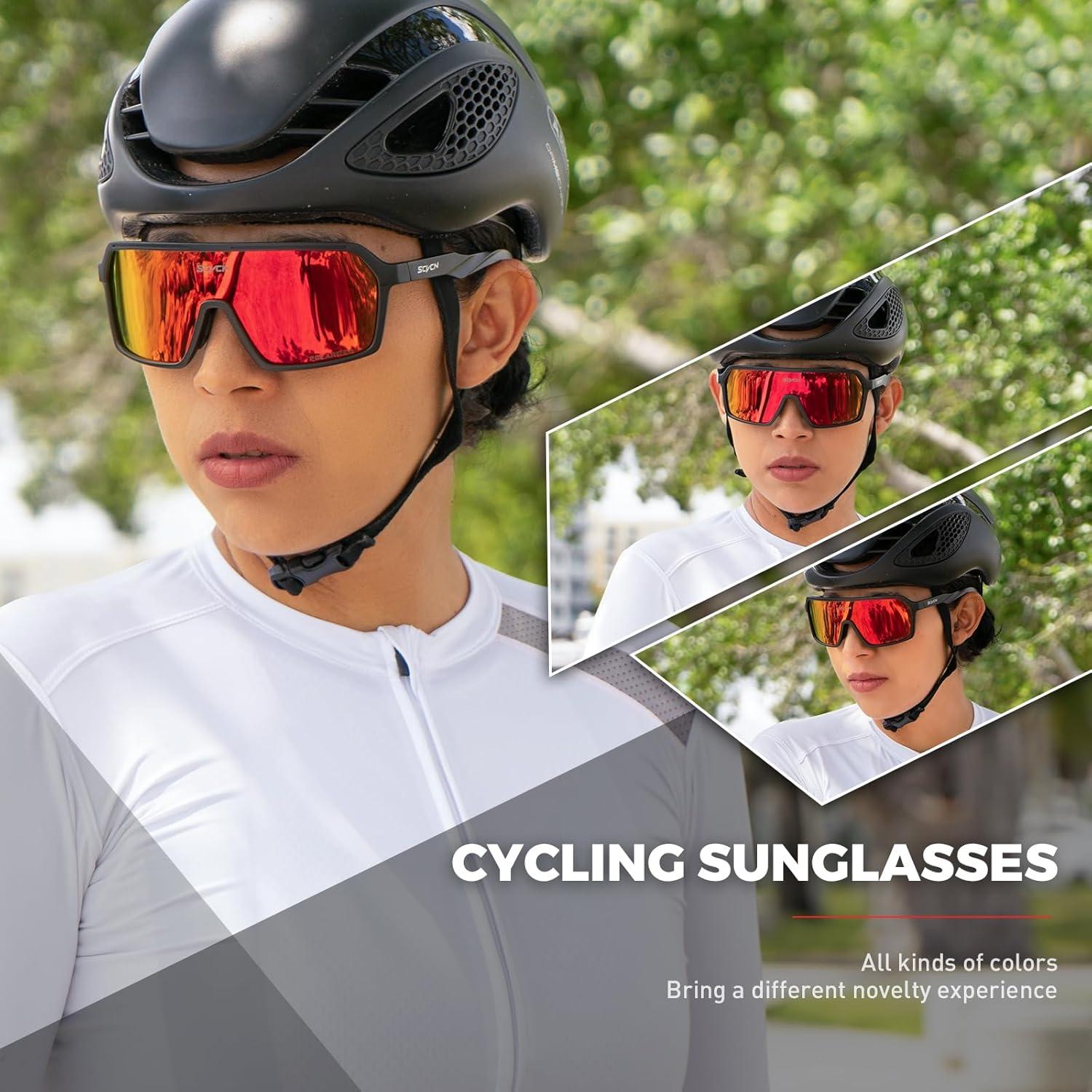Gafas de Ciclismo Polarizadas SCVCN S61 UV400 Antideslizantes