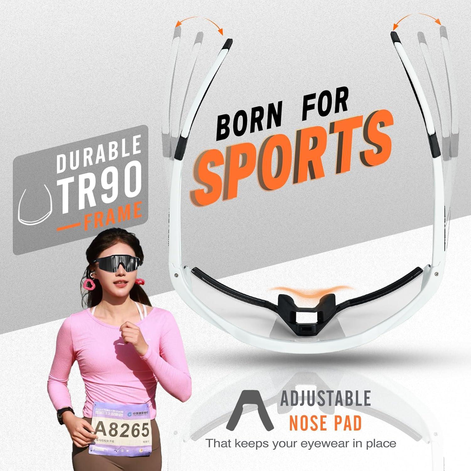 Gafas de sol VOZAPOW XL fotocromáticas para deportes