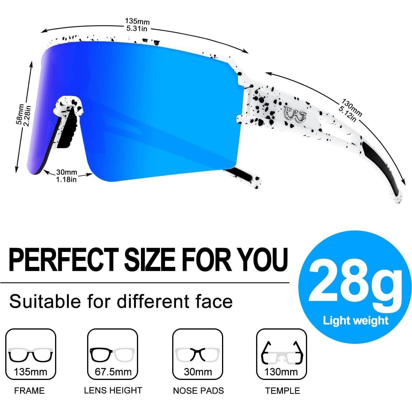 Gafas de Ciclismo AVV Polarizadas UV400 para Deportes
