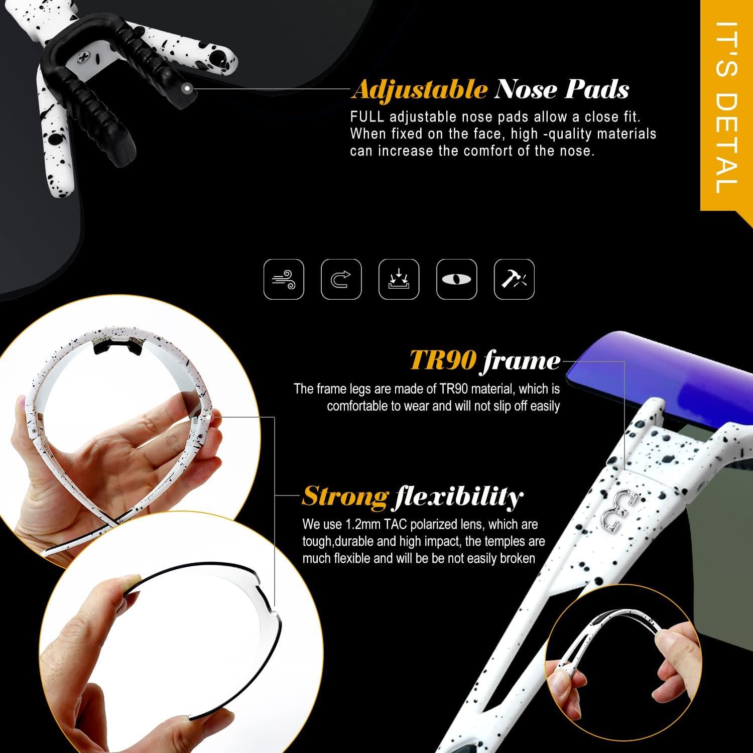 Gafas de Ciclismo AVV Polarizadas UV400 para Deportes