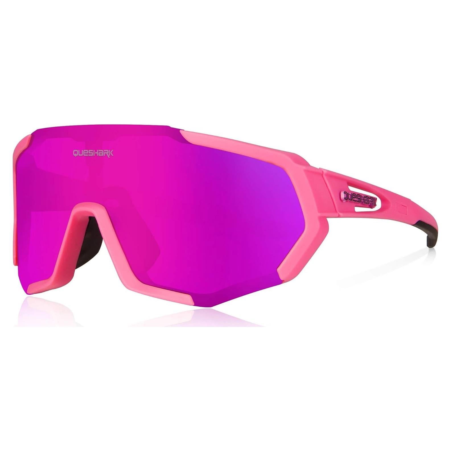Gafas de Ciclismo Queshark con 3 Lentes Polarizadas UV400