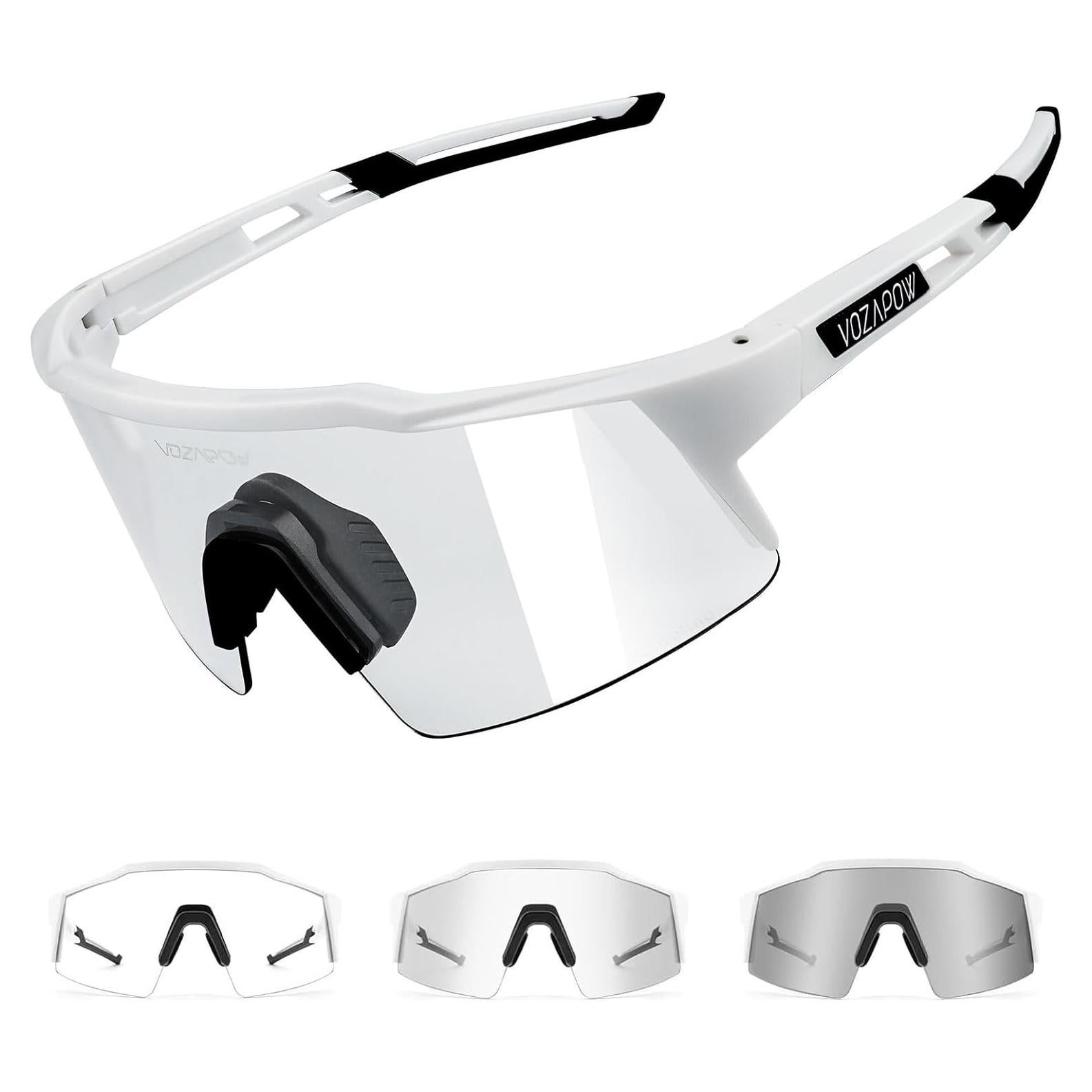 Gafas de sol deportivas VOZAPOW XL fotocromáticas TR90