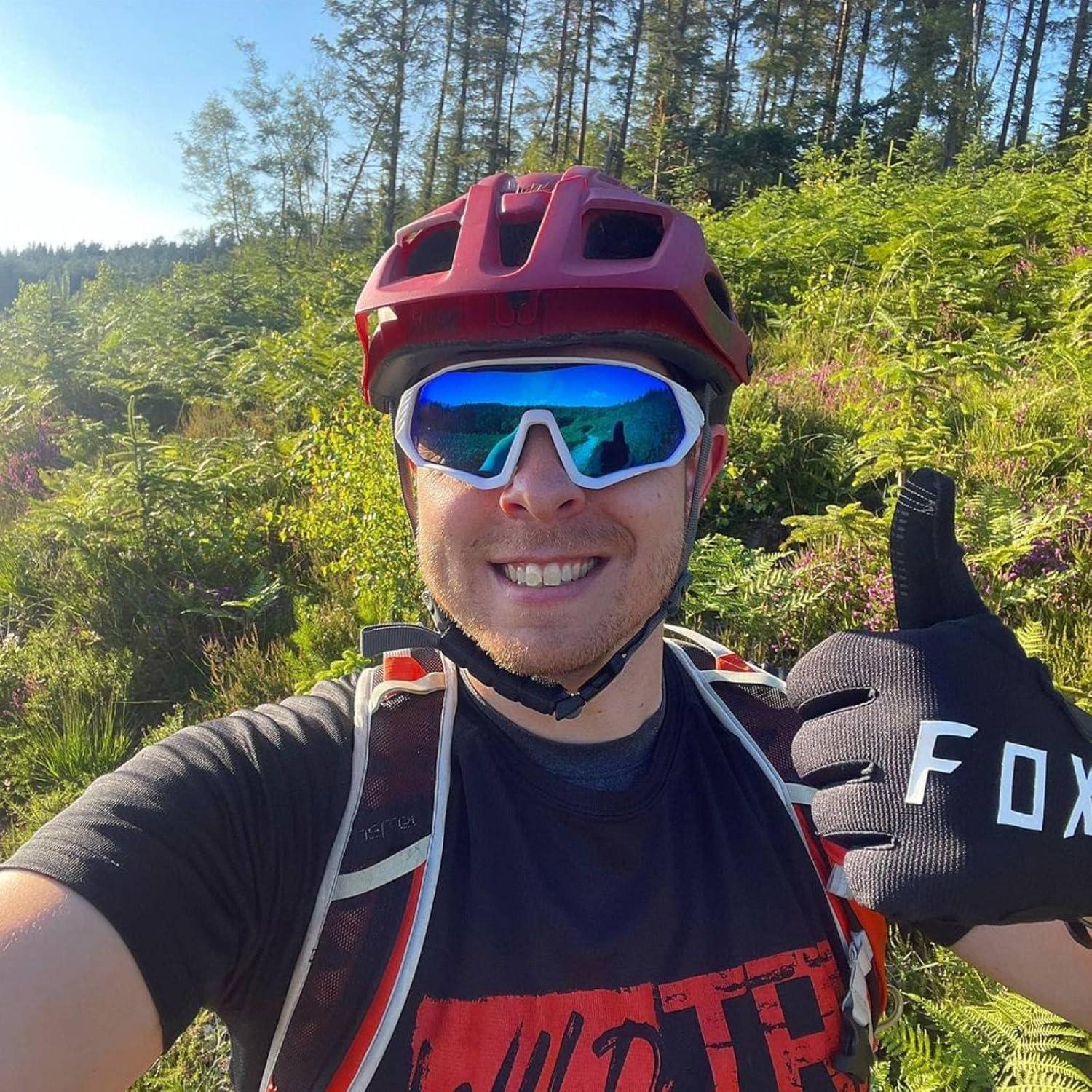 Gafas de Ciclismo KAPVOE 5 Lentes Polarizadas UV400