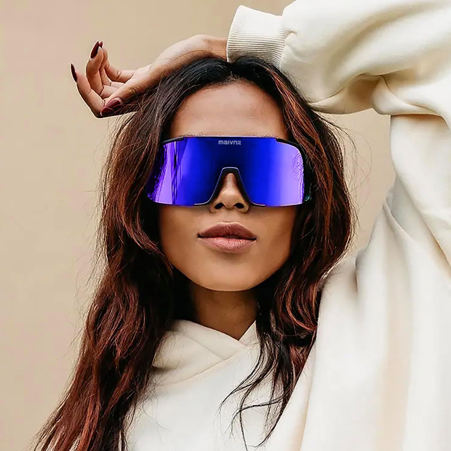 Gafas de béisbol Maivnz 882 UV400 para ciclismo y running