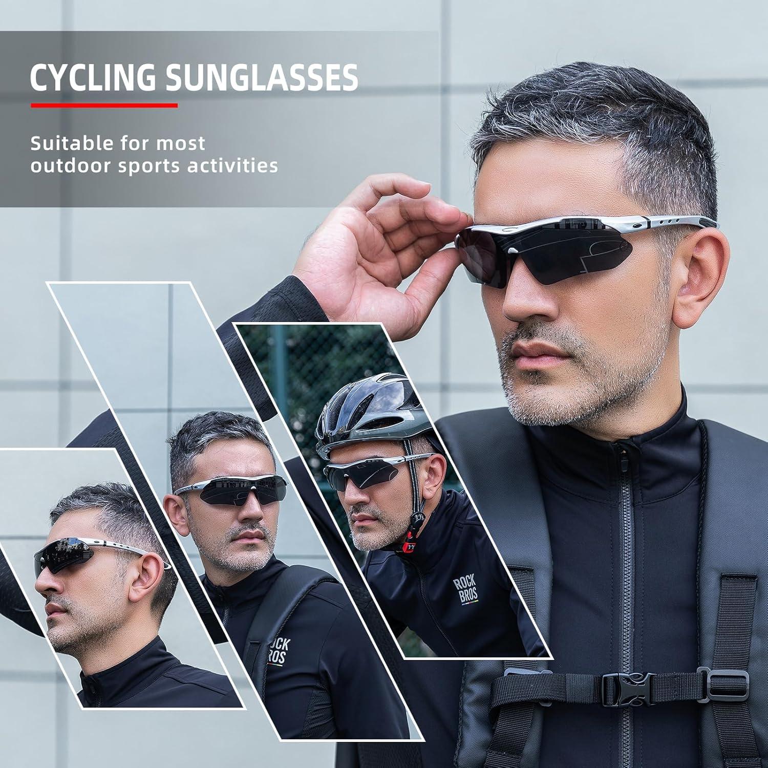 Gafas de sol ROCKBROS polarizadas para ciclismo y deportes