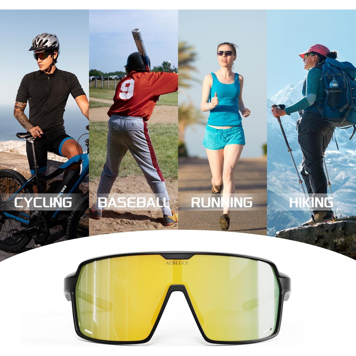 Gafas de Ciclismo ACBLUCE Kc04-09 UV400 Irrompibles