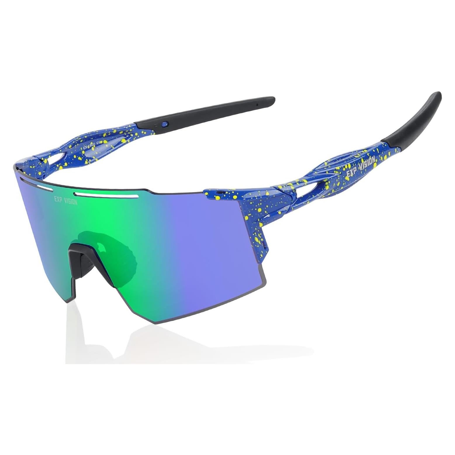 Gafas de Ciclismo Polarizadas TOP VISION EX9200 UV400 Verde