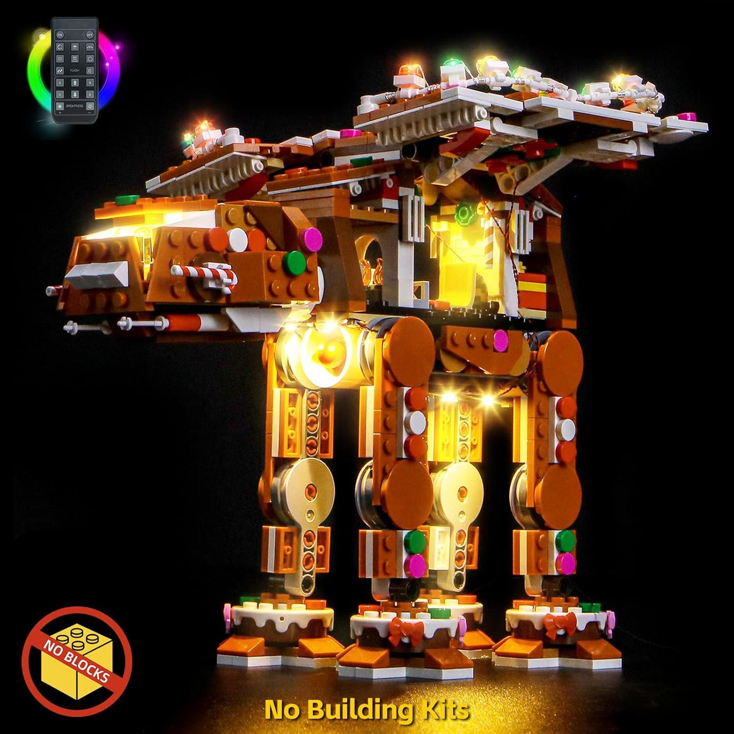 Kit de Luz LED BrickBling para Lego AT-AT 40806 - Navidad