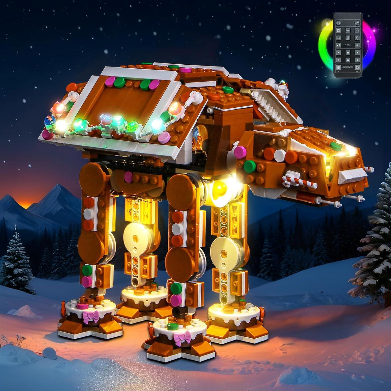 Kit de Luz LED BrickBling para Lego AT-AT 40806 - Navidad